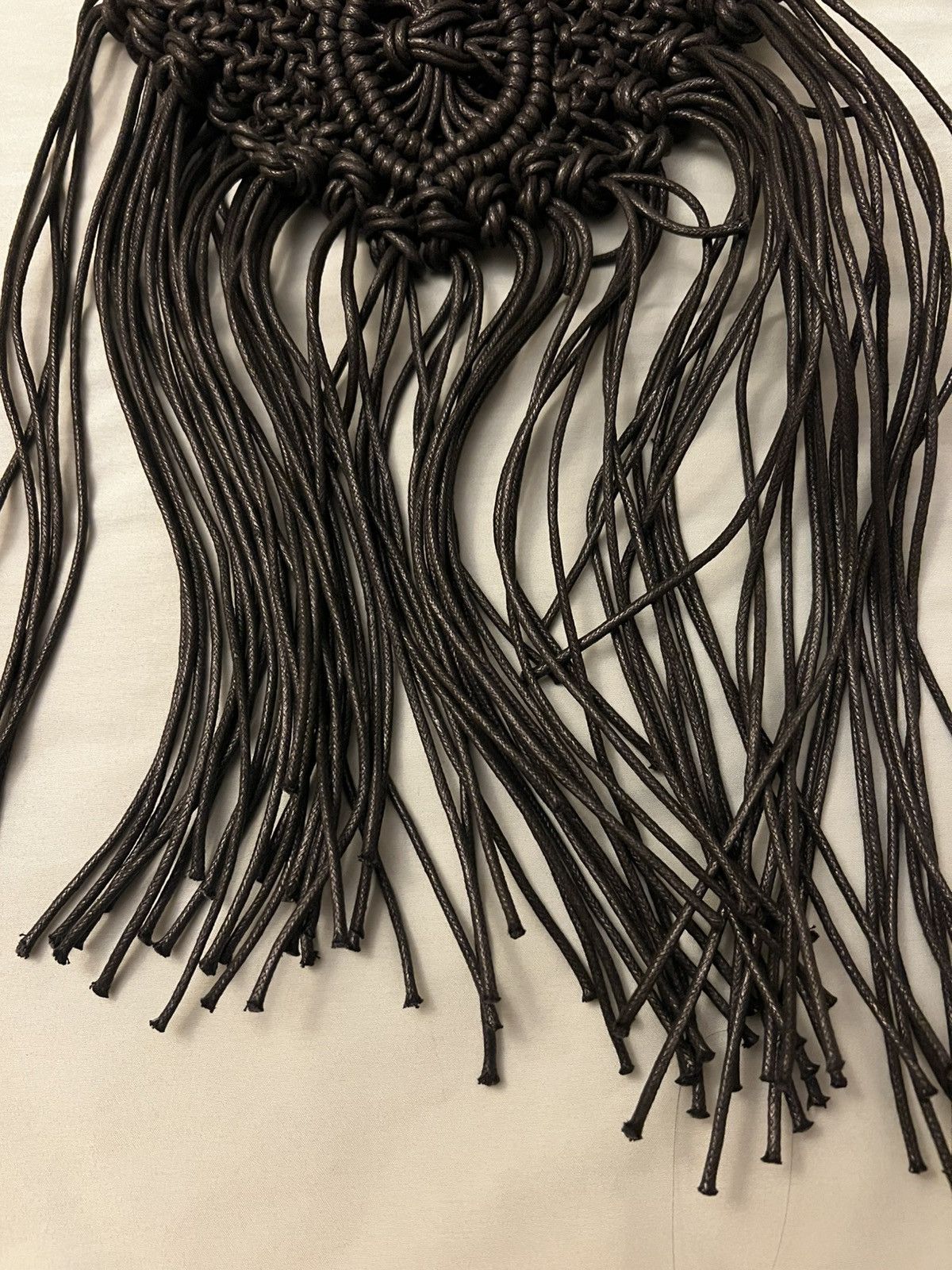 GOA GOA crossbody black macrame knotted bag brand new unused Size ONE SIZE - 3 Thumbnail