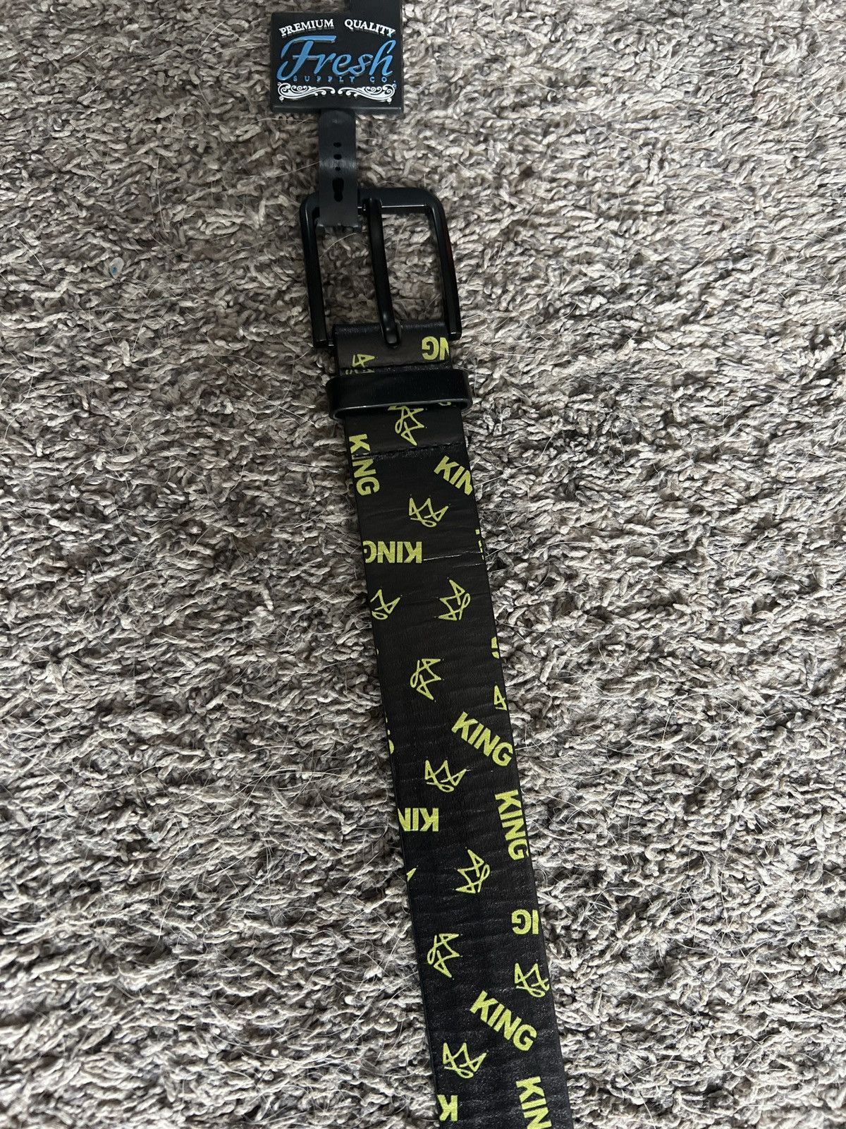 Hypebeast Fresh Supply Co. King All Over Belt Size 36 - 2 Thumbnail