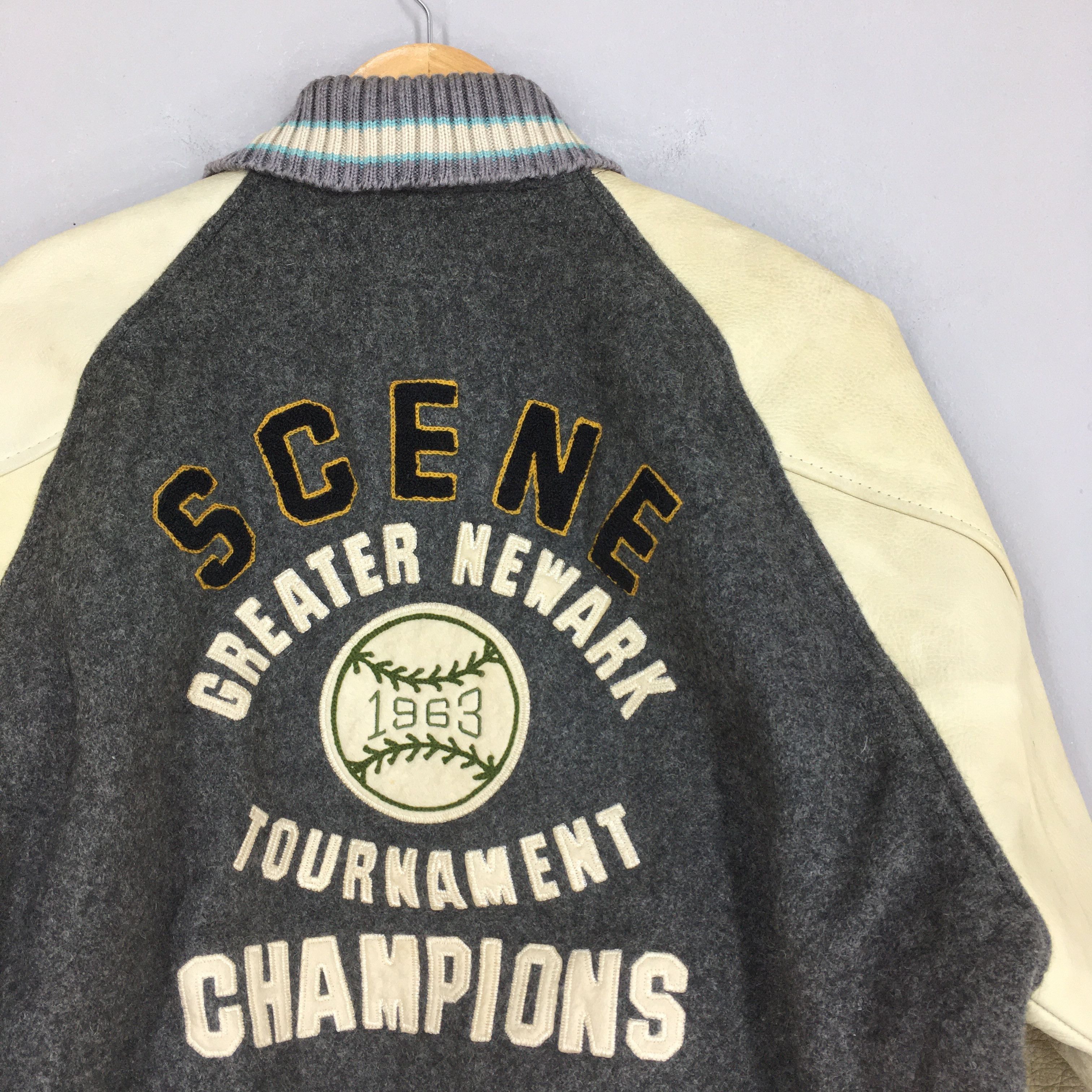 MLB Vintage American Scene MLB Wool Varsity Jacket Large Size US L / EU 52-54 / 3 - 10 Thumbnail