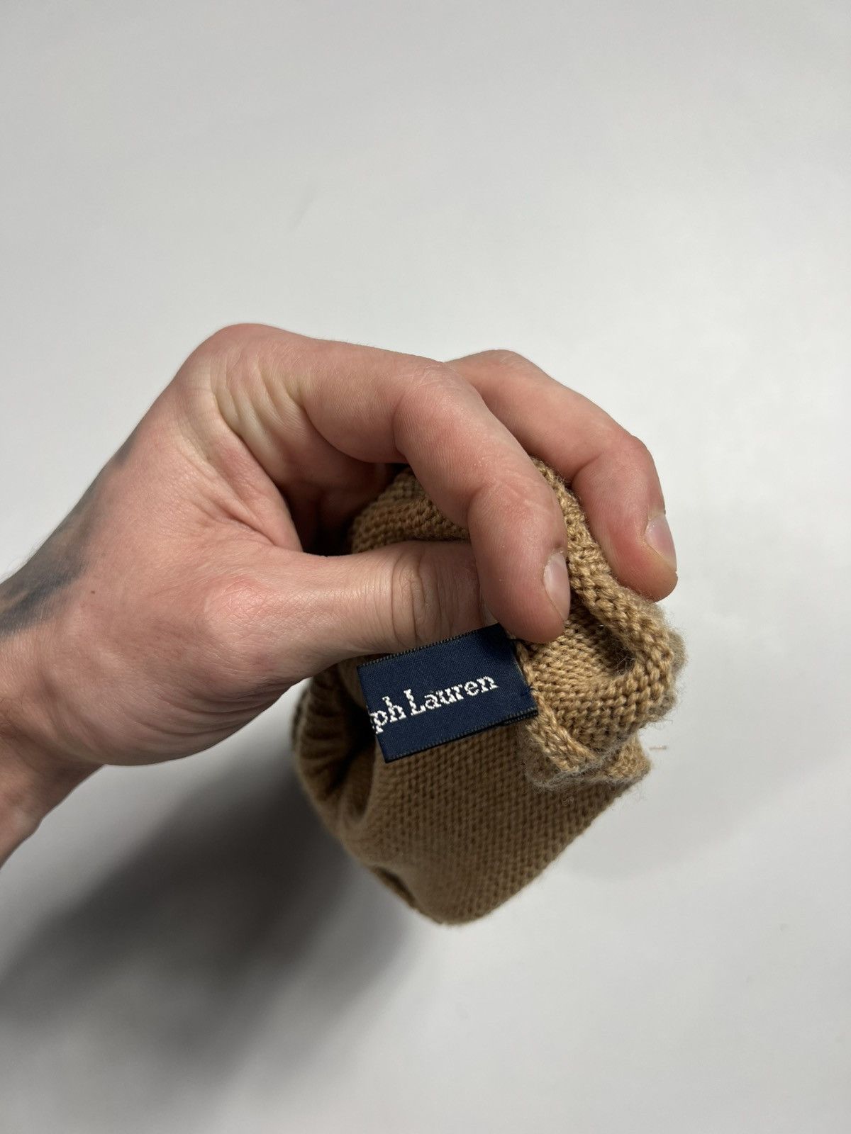 Polo Ralph Lauren Vintage Polo Ralph Lauren Cashmere Beanie Hat Size ONE SIZE - 6 Thumbnail