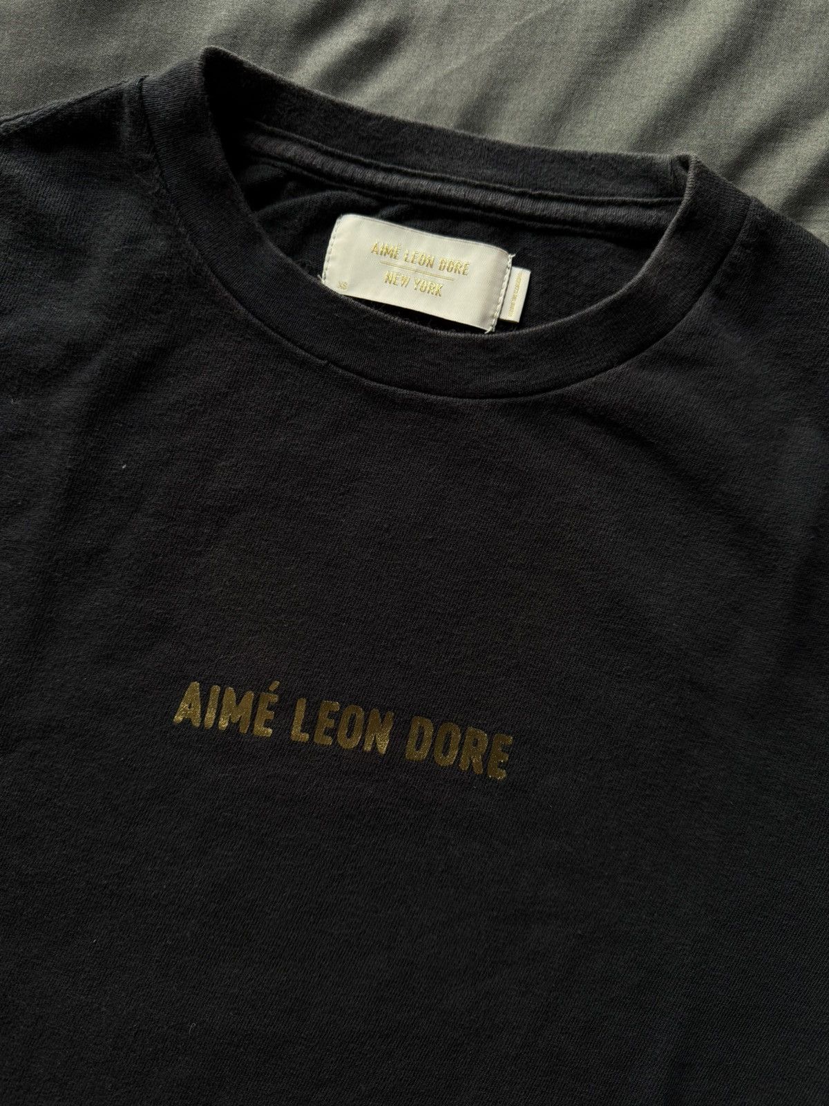 Aime Leon Dore Aime Leon Dore Navy tee shirt Gold Logo Size US XS / EU 42 / 0 - 2 Thumbnail