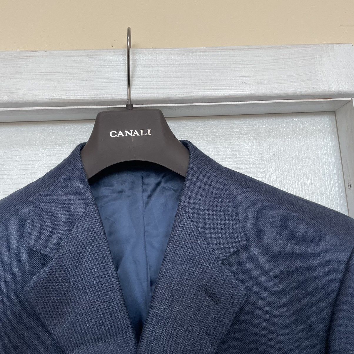 Canali 56 R 7 Canali Wool silk button Blazer jacket bomber old luxu Size US XL / EU 56 / 4 - 10 Thumbnail