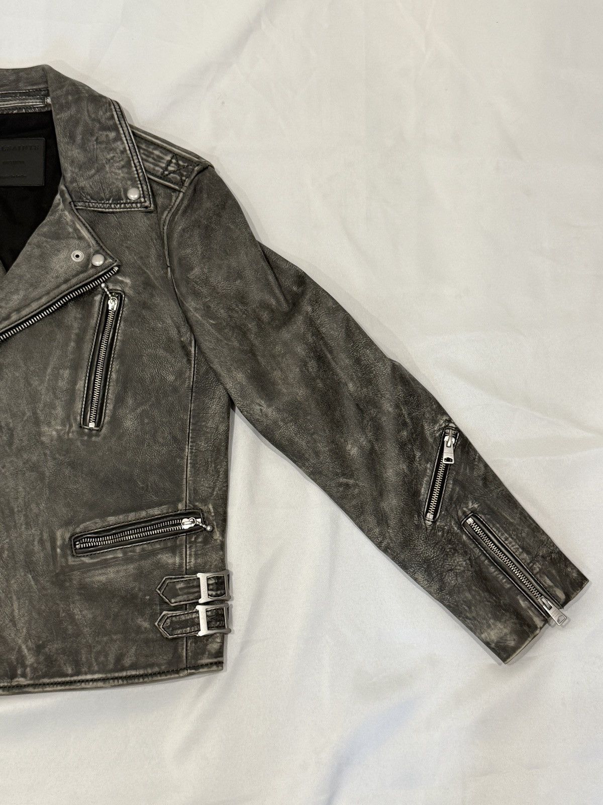 Allsaints Allsaints Ark Leather Jacket M Size US M / EU 48-50 / 2 - 4 Thumbnail