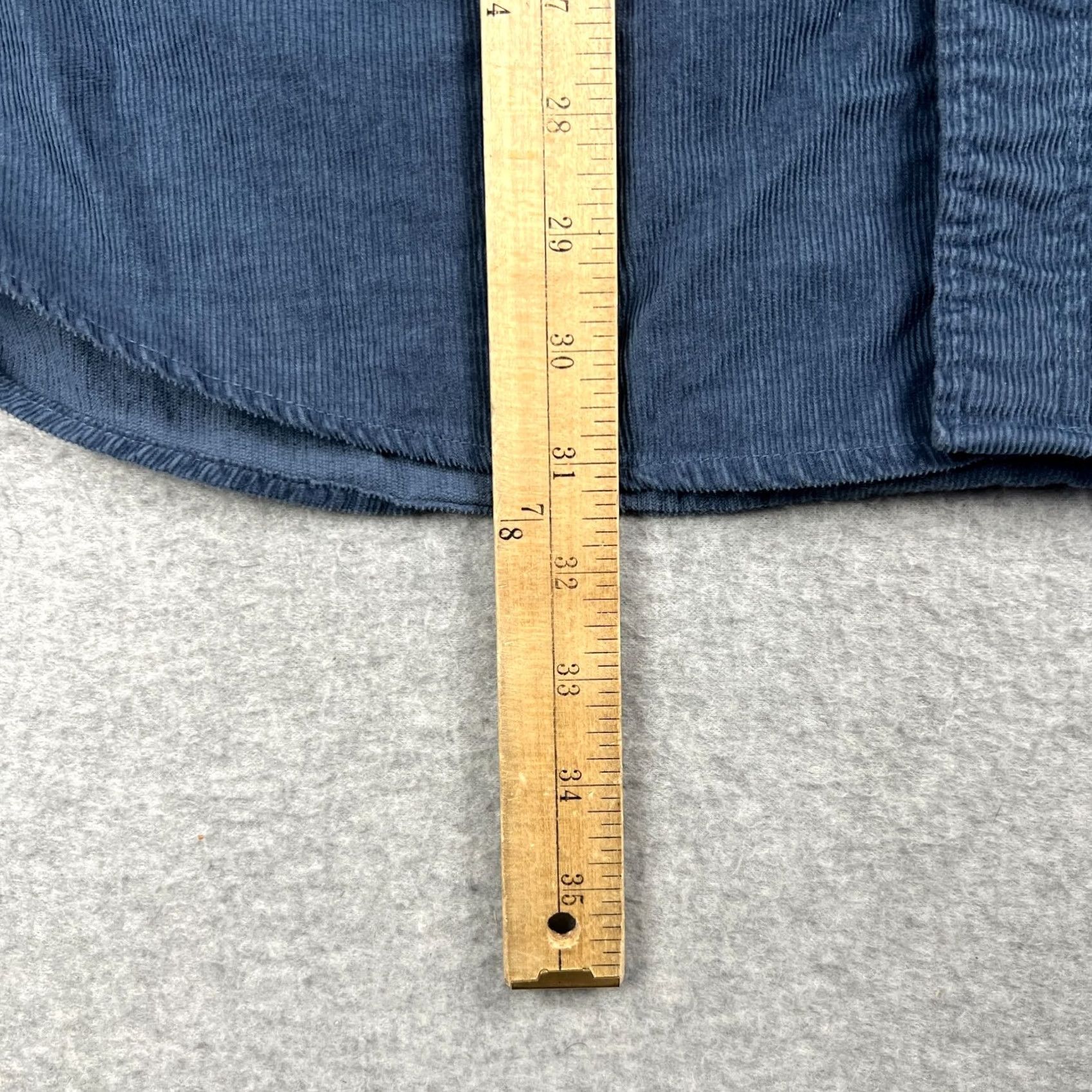 Vintage Criquet Shirt XL Blue Western Corduroy Pearl Snap Long Sleeve Button Mens Size US XL / EU 56 / 4 - 6 Thumbnail