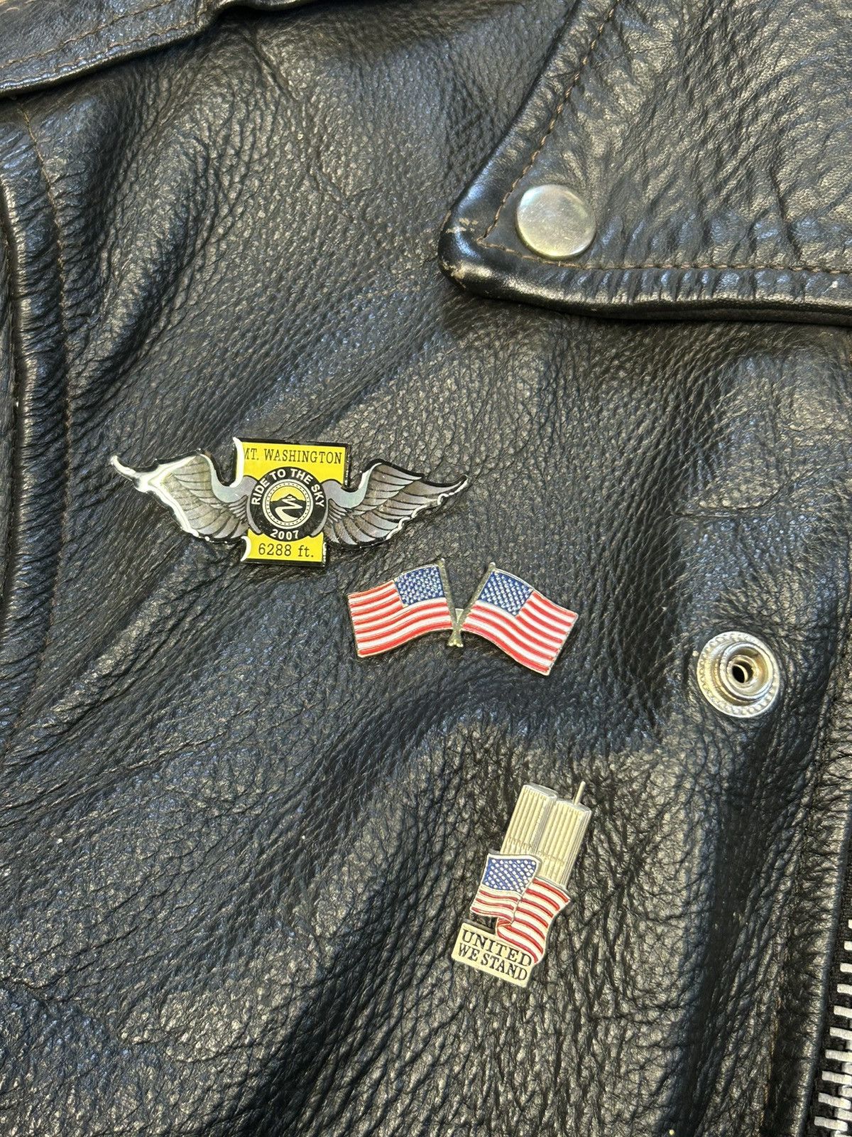 Genuine Leather × Vintage Vintage Hasbro Genuine Leather x Harley Davidson Pin Jacket Size US XL / EU 56 / 4 - 3 Thumbnail