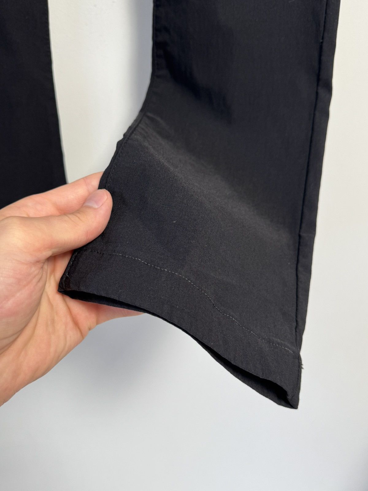 Miss Sixty Miss Sixty Black Viscose Stretch Comfort Style Flare Pants Size 27" / US 4 / IT 40 - 4 Thumbnail