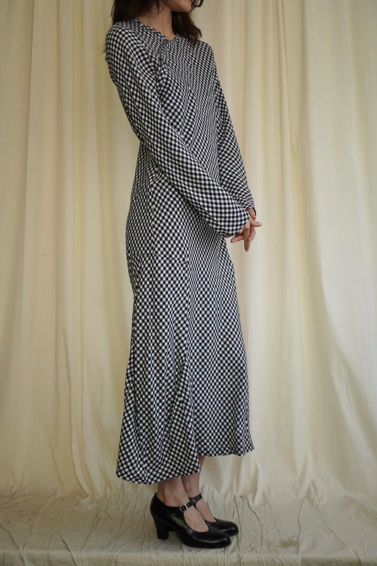 Comme des Garcons COMME des GARCONS 1998 Women's Blue Checkered Side Hook Dress M Size M / US 6-8 / IT 42-44 - 3 Thumbnail