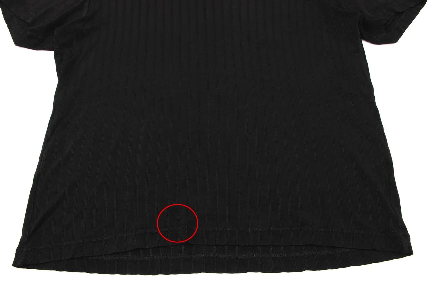 Issey Miyake Striped T-Shirt in Black, Size F Size US M / EU 48-50 / 2 - 4 Thumbnail