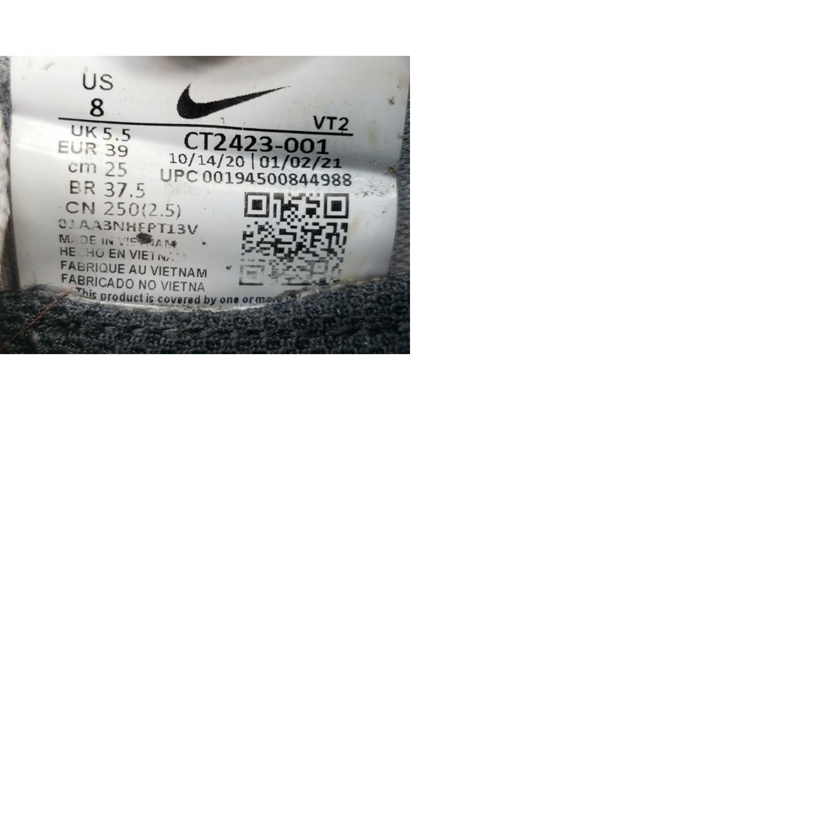 Nike Nike React Infinity Run Flyknit 2 Particle Gray 2021 Women's 8M 39EU Sneaker Size US 8 / IT 38 - 9 Thumbnail