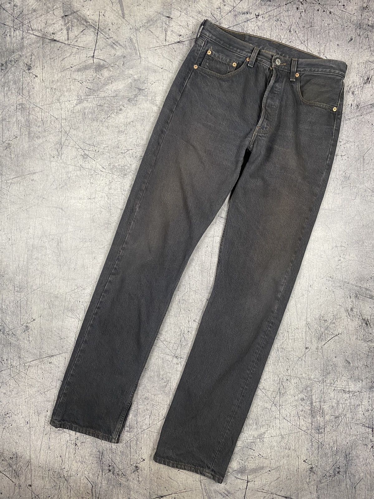 Levi's × Vintage Vintage 90s Levi’s 501 Made In USA Jeana Denim Pants Size US 31 - 7 Thumbnail