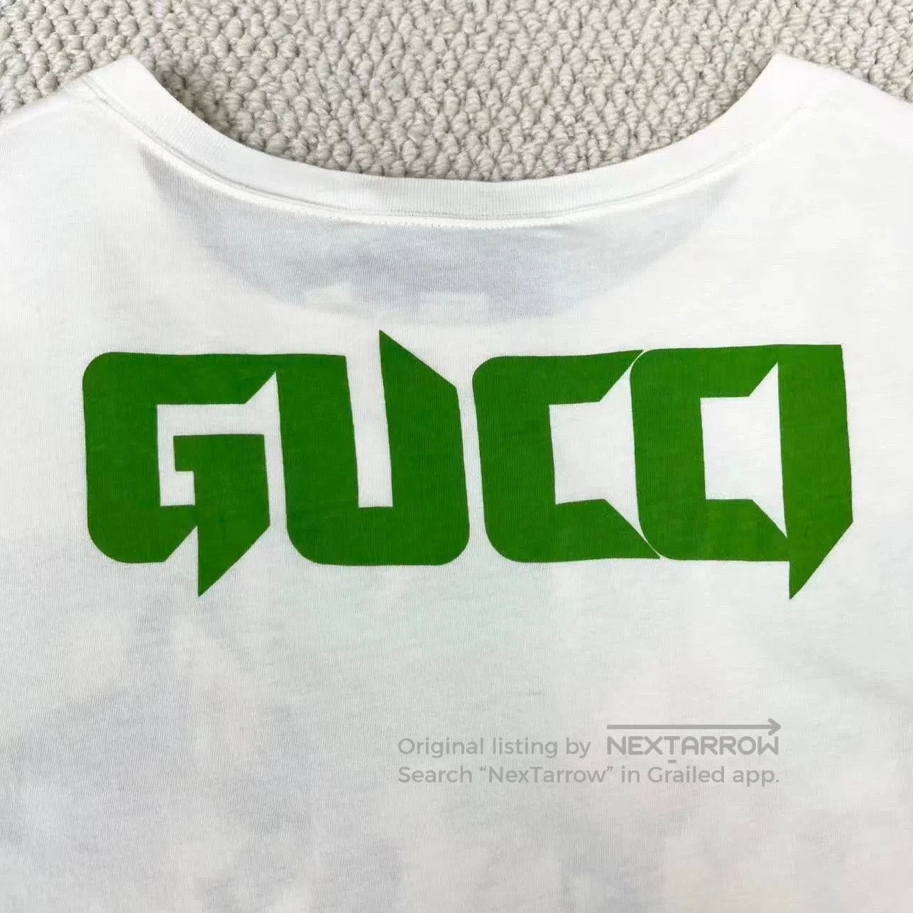 Gucci gucci white playful cat logo short sleeve. Size XS / US 0-2 / IT 36-38 - 5 Thumbnail