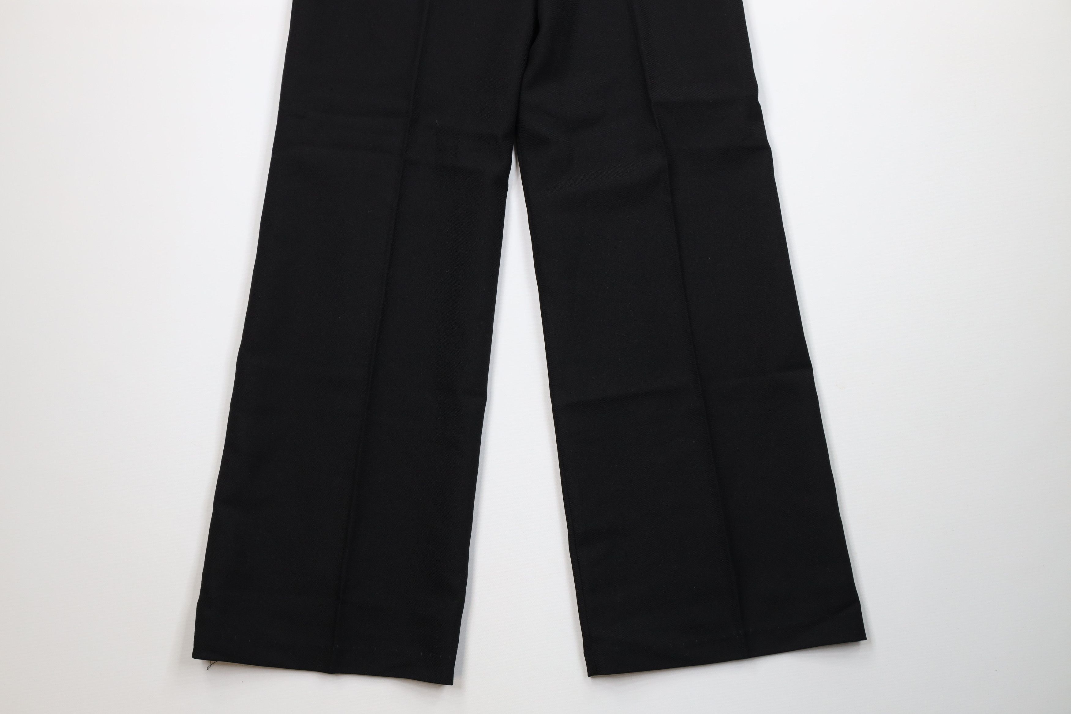 Vintage Vintage 60s 70s Streetwear Wide Leg Bell Bottoms Pants Black Size 25" / US 0 / IT 36 - 12 Thumbnail