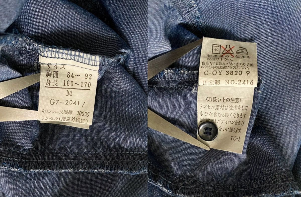 Marithe + Francois Girbaud Vintage 90s MARITHE FRANCOIS GIRBAUD Soft Denim Shirt Size US M / EU 48-50 / 2 - 3 Thumbnail