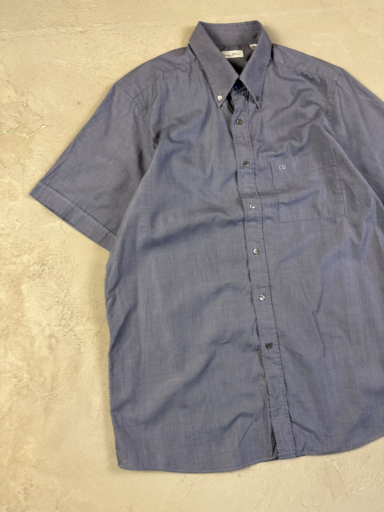 Dior Vintage Christian Dior Button Up Shirt Size US L / EU 52-54 / 3 - 2 Thumbnail