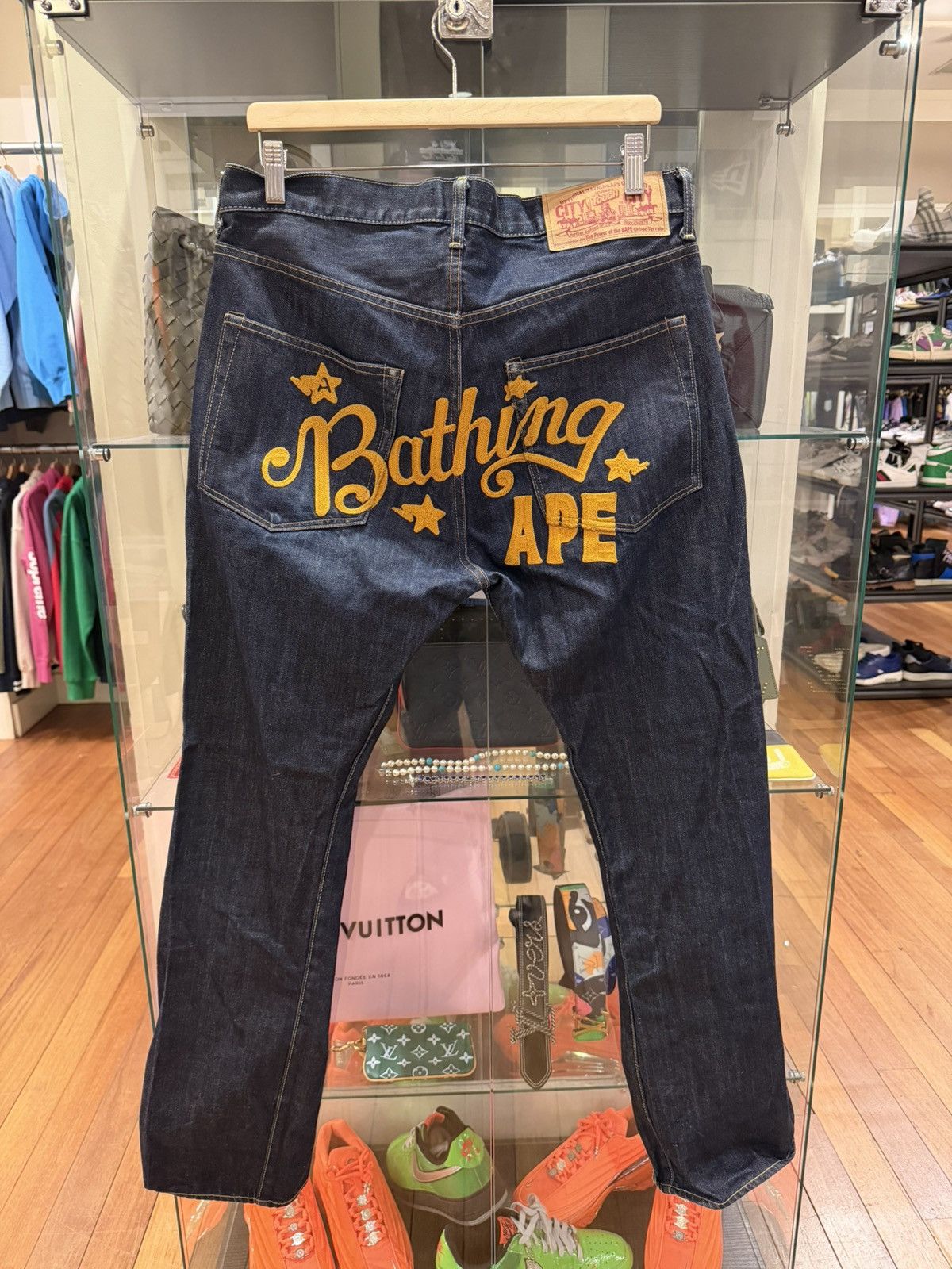 Bape Bape Embroidered Selvedge Denim Jeans Size US 34 / EU 50 - 2 Thumbnail