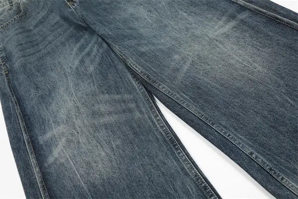 Japanese Brand VIBE American retro loose casual washed distressed jeans Size US 32 / EU 48 - 6 Thumbnail