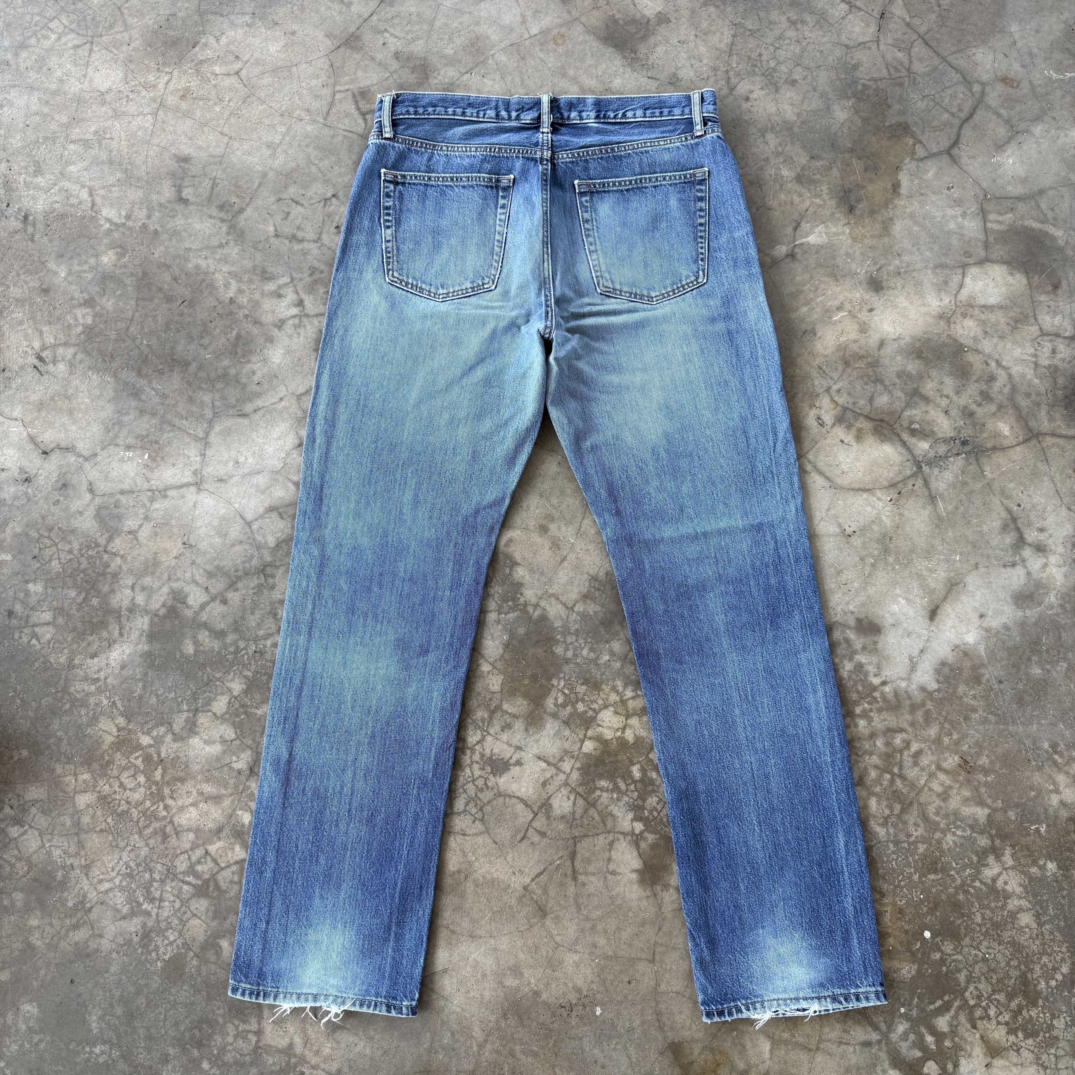 Jean Vintage Japanese Faded Stone Wash Denim Jean W34 Size US 34 / EU 50 - 8 Thumbnail