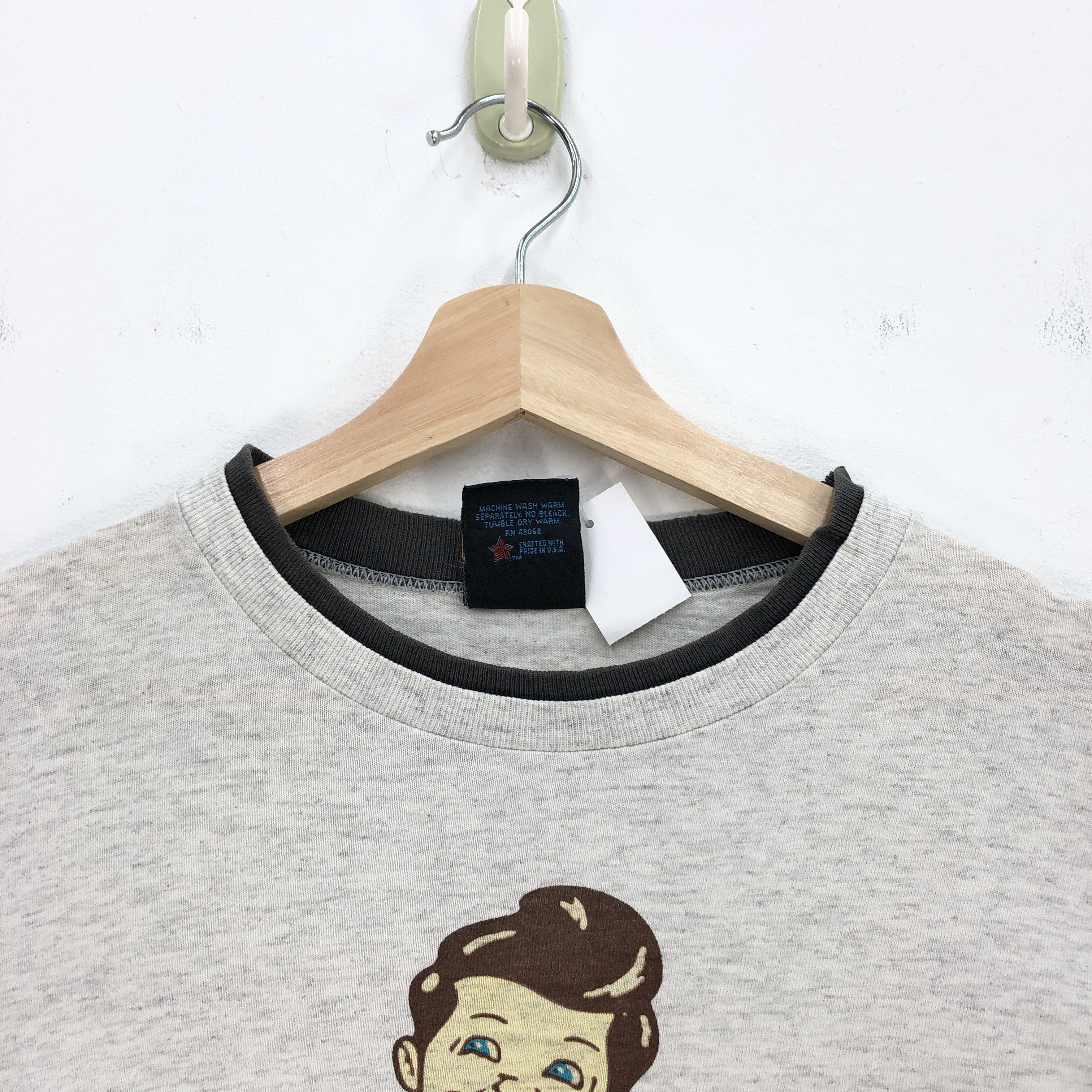 Vintage Vintage 90s Big Boy Bob T Shirt Vintage Novelty Cafe Tees Size US M / EU 48-50 / 2 - 2 Thumbnail
