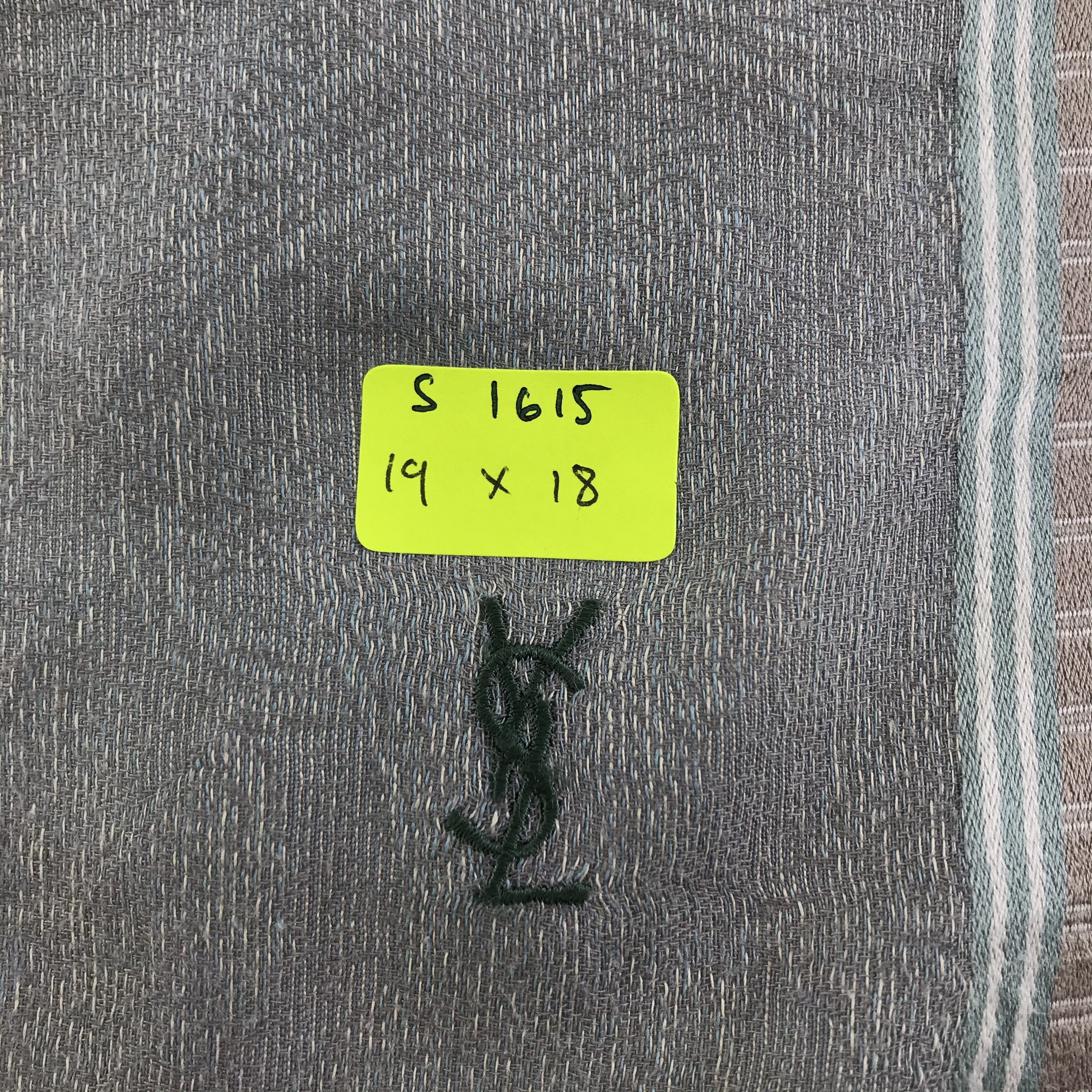 Vintage × Yves Saint Laurent Yves Saint Laurent Bandana / Handkerchief/Neckerchief -S1615 Size ONE SIZE - 5 Thumbnail