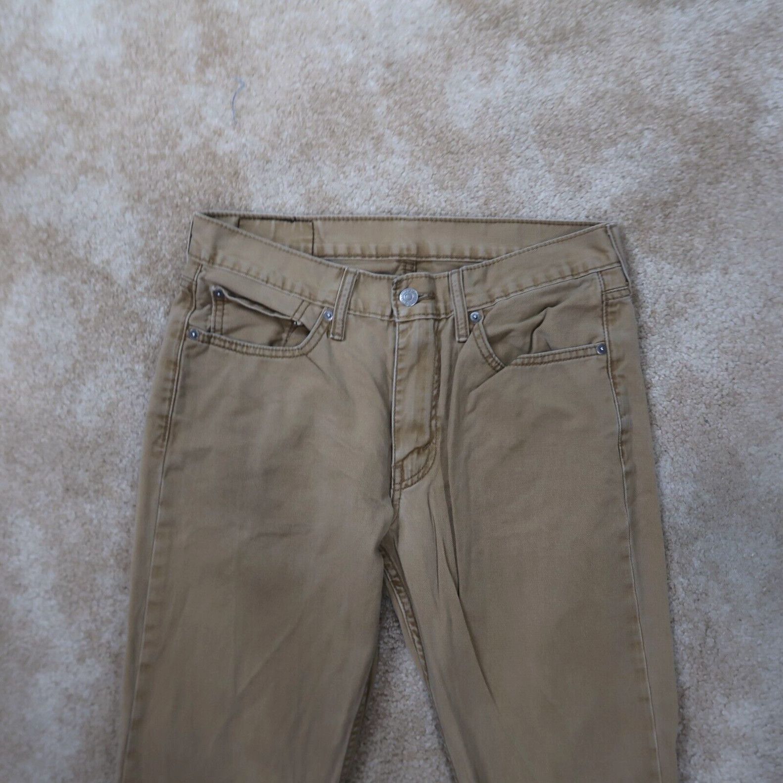 Levi's Levi’s 514 Straight Leg Jeans Men's 32x30 Beige Denim Pants ...