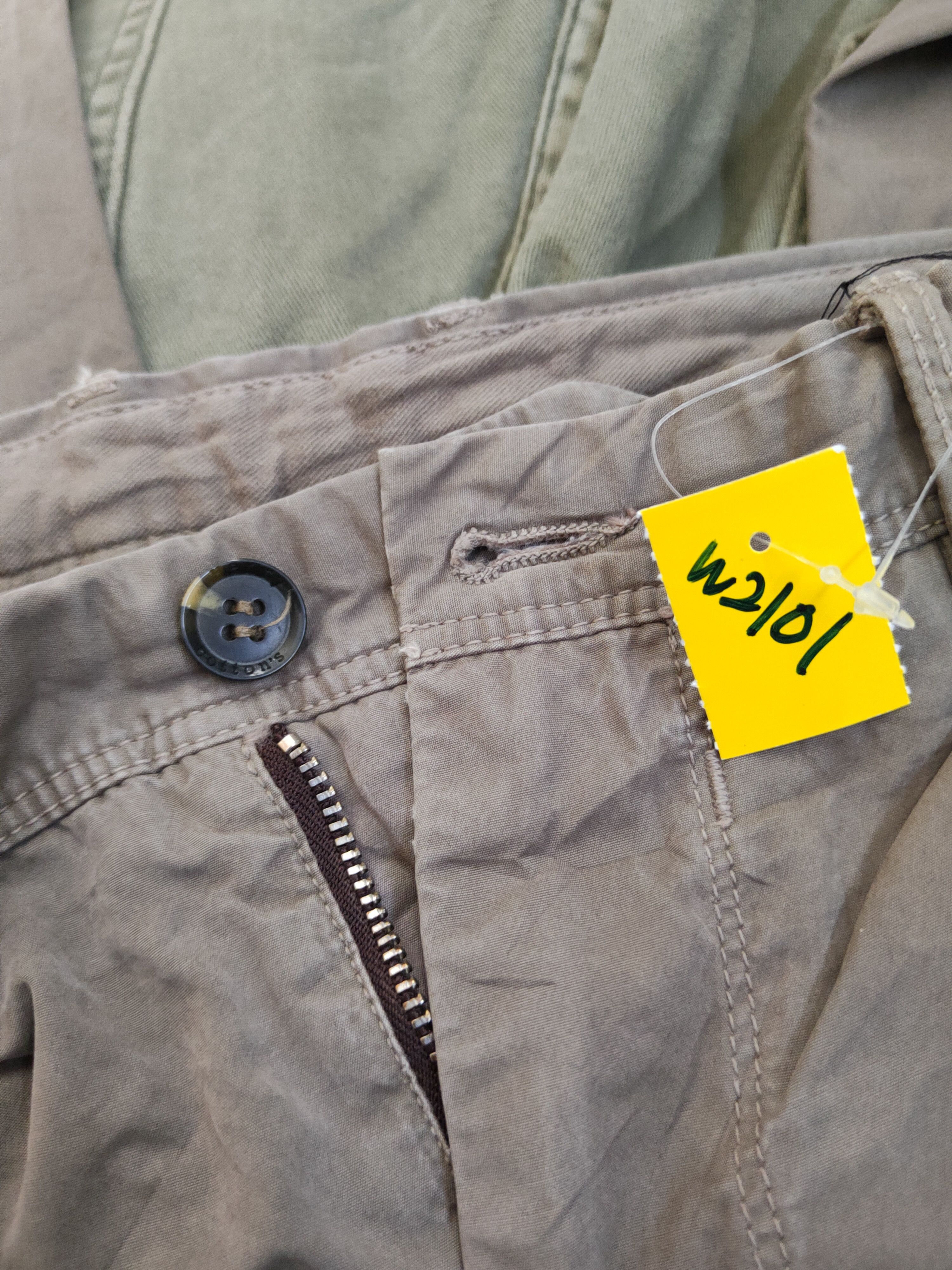 Henry Cotton's Henry Cottons Brown Multipocket Tactical Cargo Pants #W2101 Size US 32 / EU 48 - 15 Thumbnail