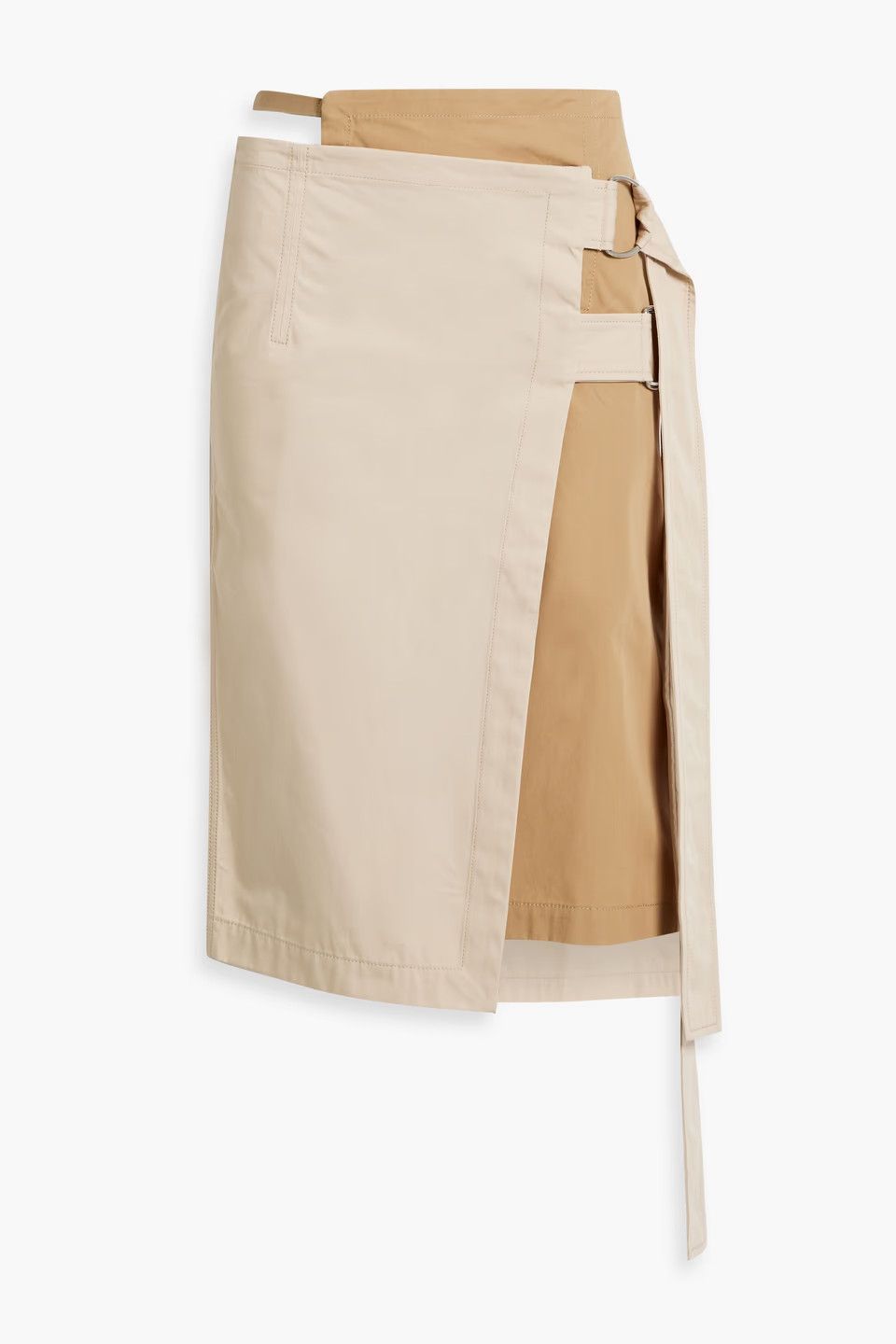 Acne Studios o1y0725 Midi Skirt in Beige/Camel Size 26" / US 2 / IT 38 - 1 Thumbnail