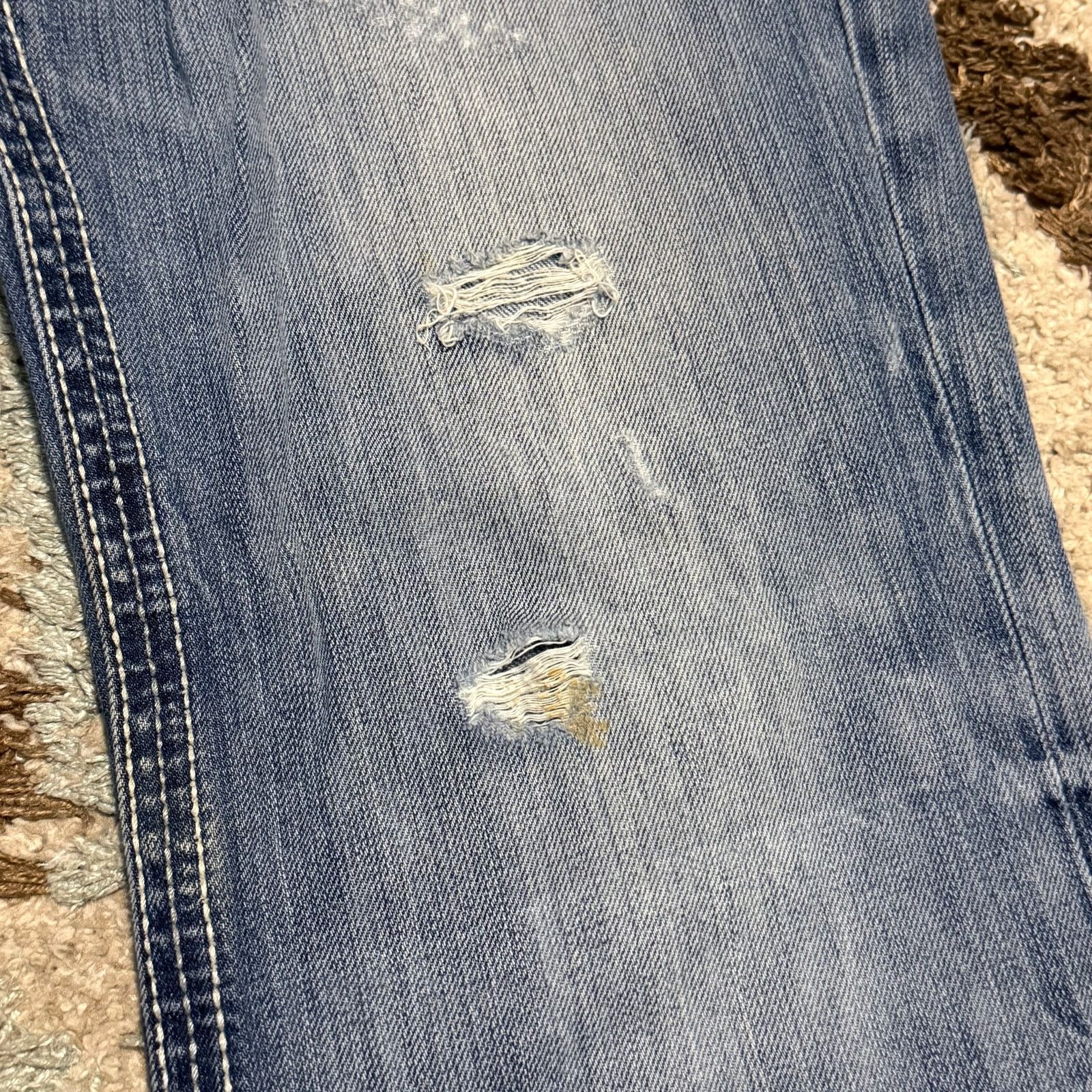 BKE BKE Buckle Mens Aiden Bootcut Jeans Size 34R Light Wash Size US 34 / EU 50 - 6 Thumbnail