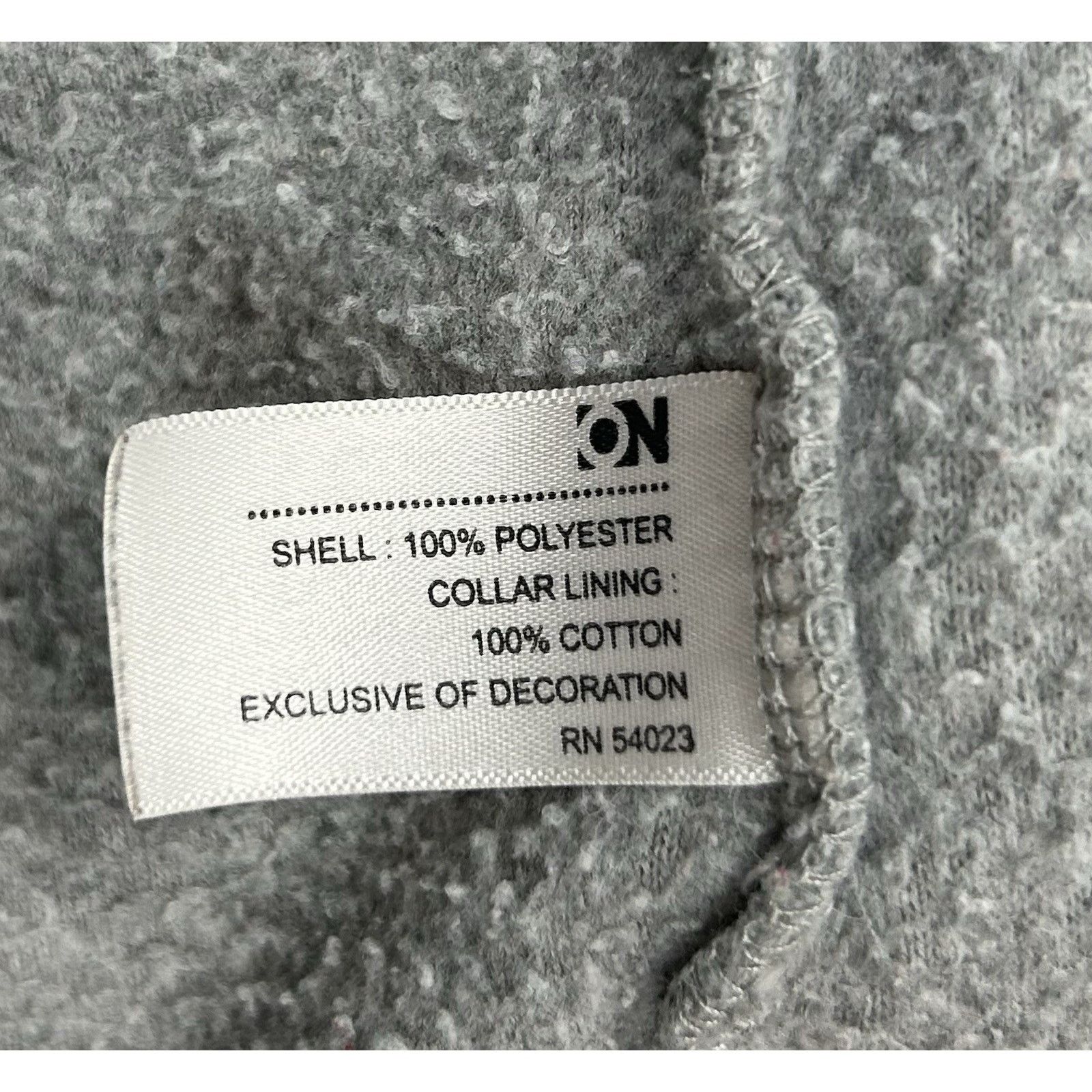 Old Navy Women's Old Navy Grey Fleece Red Letters Pockets XL Size XL / US 12-14 / IT 48-50 - 7 Thumbnail
