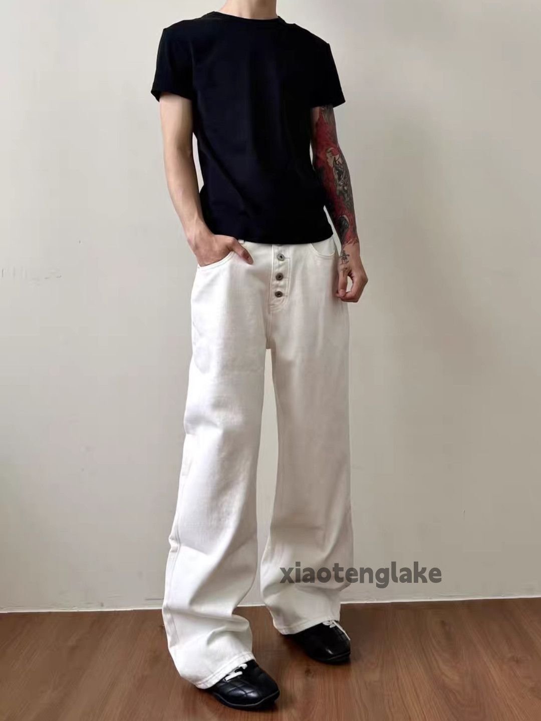 Jean Unisex utility punk yuppie grunge cleanfit loose jeans Size US 28 / EU 44 - 5 Thumbnail