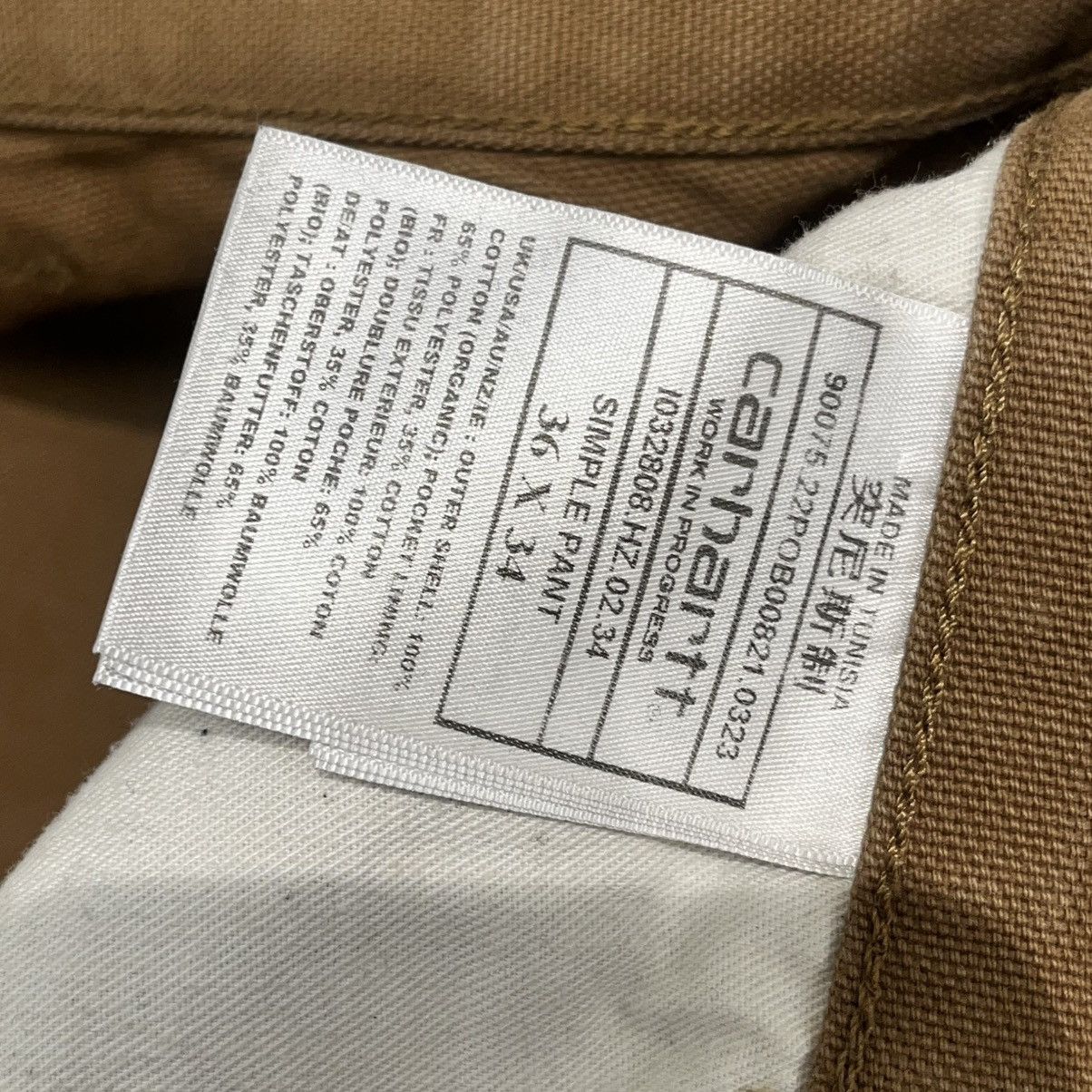 Carhartt Carhartt Denim Pants Brown Size US 36 / EU 52 - 4 Thumbnail