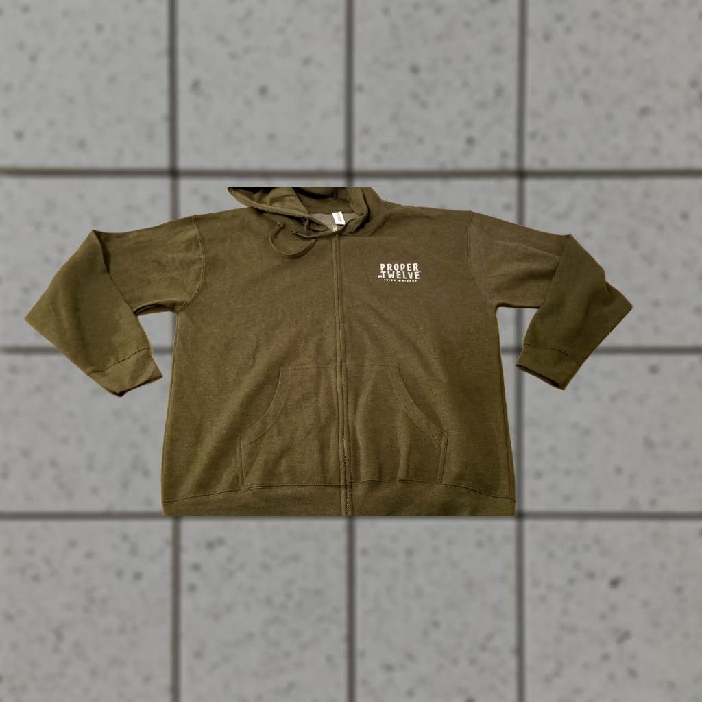 Propper XXL Proper Twelve Jacket Hoodie Mens Green Cotton Windbreaker Shirt Size US XXL / EU 58 / 5 - 1 Thumbnail