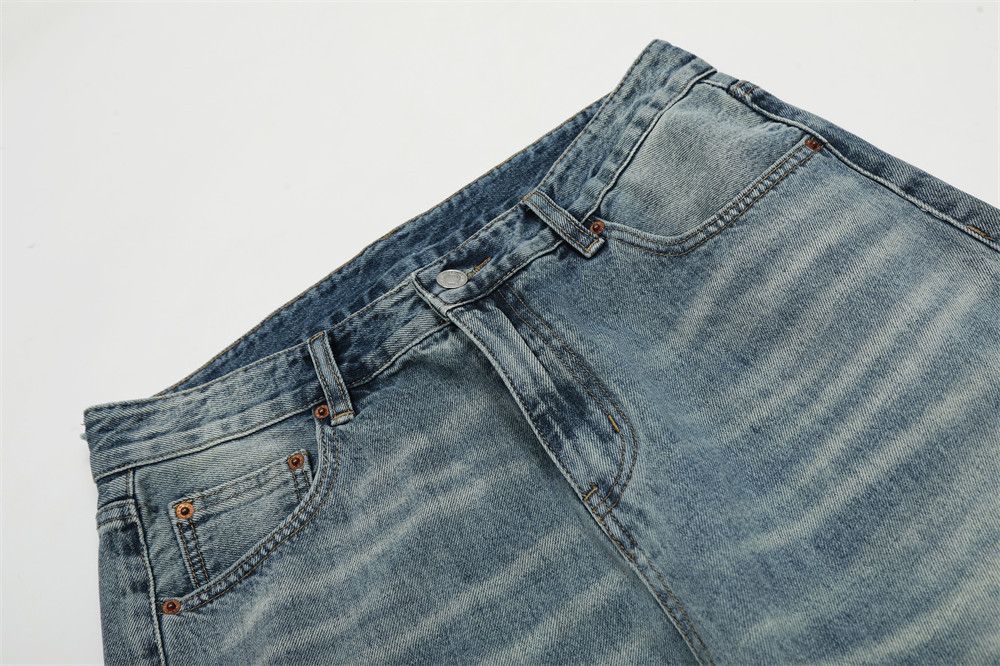 Vintage American-style distressed washed flared jeans for men Size US 32 / EU 48 - 3 Thumbnail