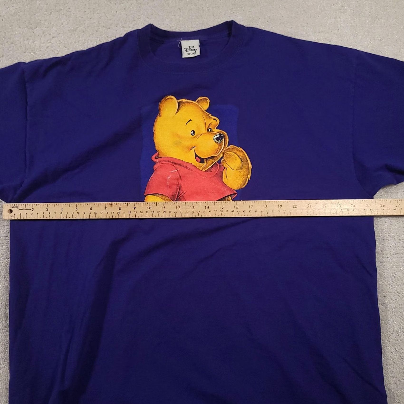 Disney VINTAGE Disney Winnie the Pooh Shirt Mens XL Purple Disney Store 90s Size US XL / EU 56 / 4 - 4 Thumbnail