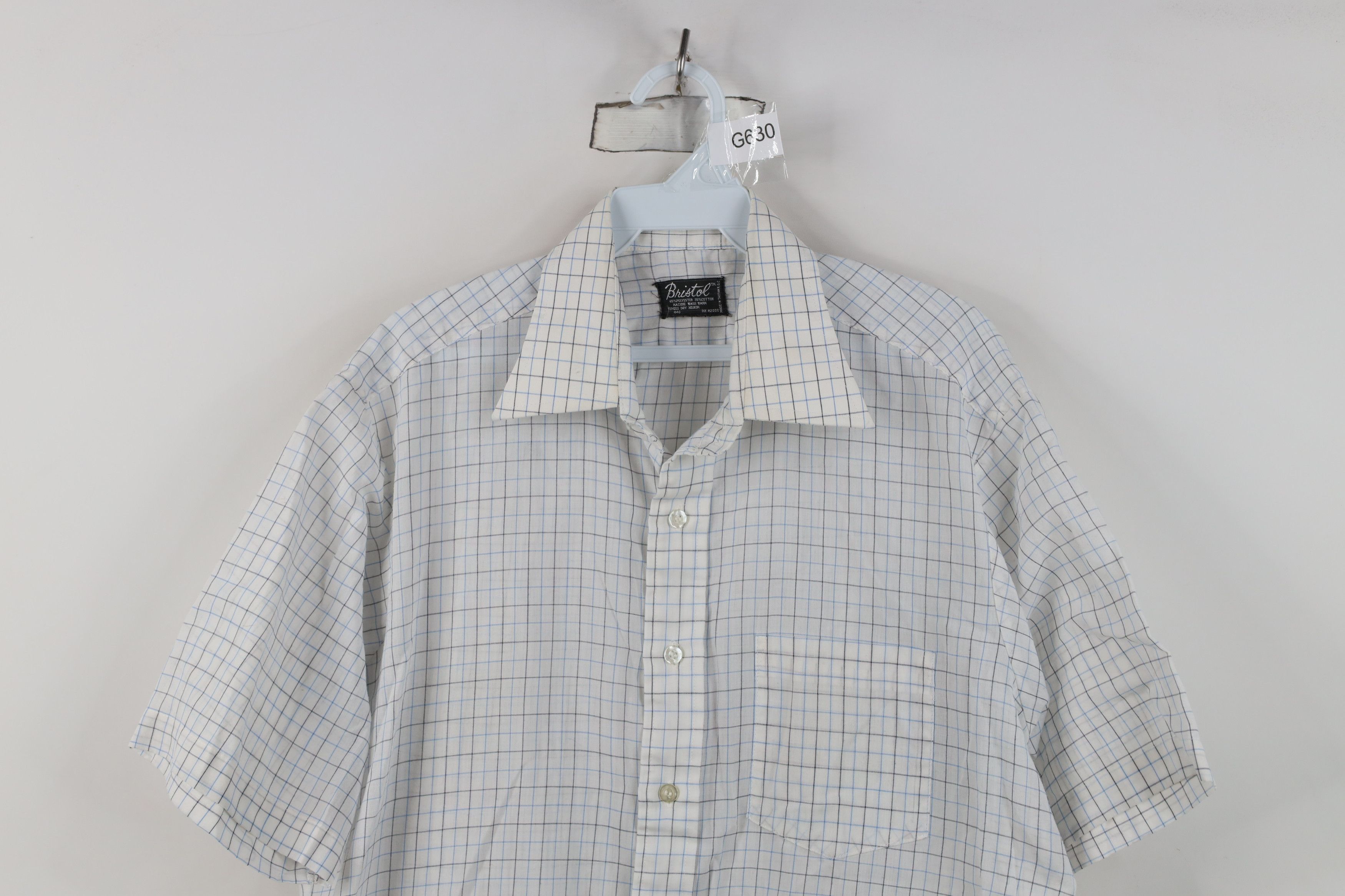 Vintage Vintage 60s 70s Streetwear Short Sleeve Collared Shirt Size US L / EU 52-54 / 3 - 2 Thumbnail