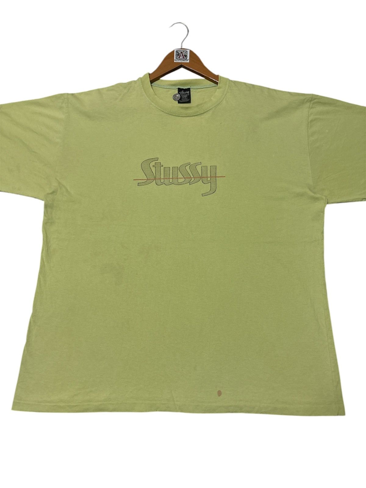 Stussy 💸BINDING OFFER💸VINTAGE 90S STUSSY SPELLOUT TSHIRT TEE💥 Size US XL / EU 56 / 4 - 4 Thumbnail