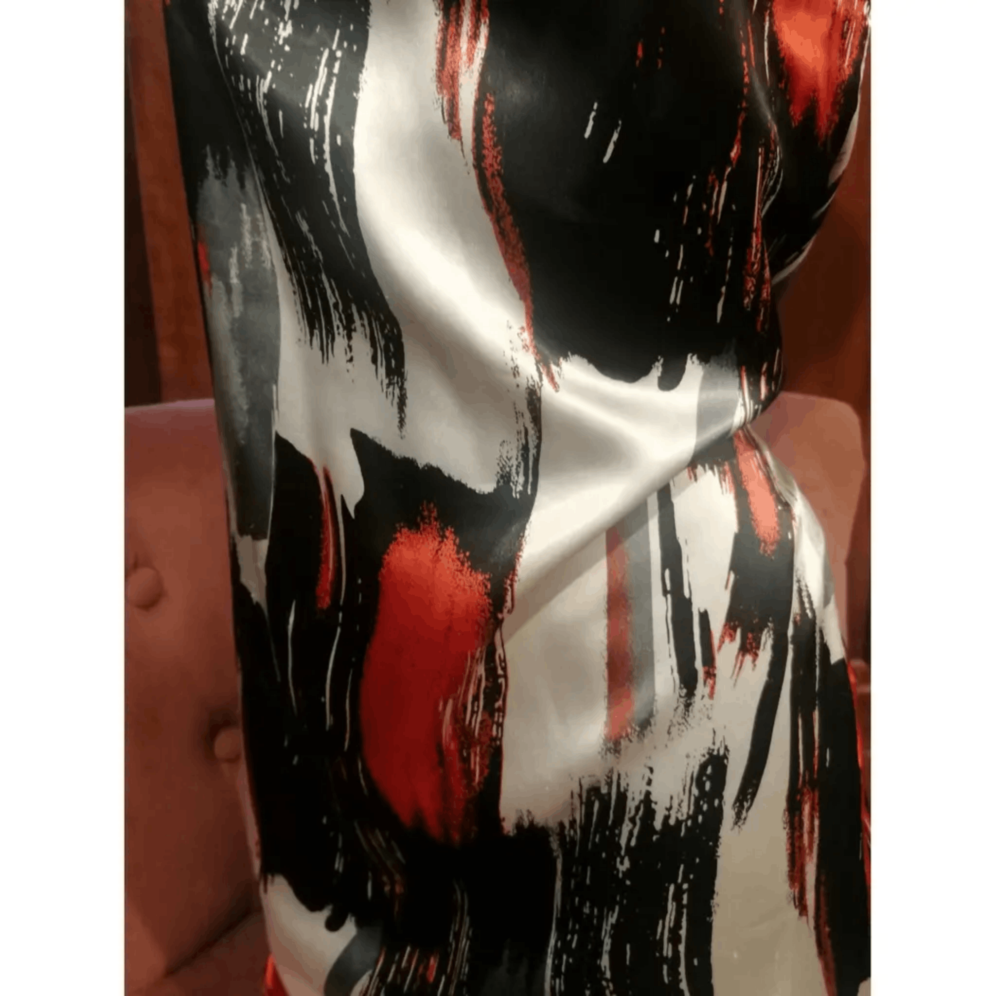 Other Abstract Brushstroke Sleeveless Top – Made in Italy Size M / US 6-8 / IT 42-44 - 5 Thumbnail