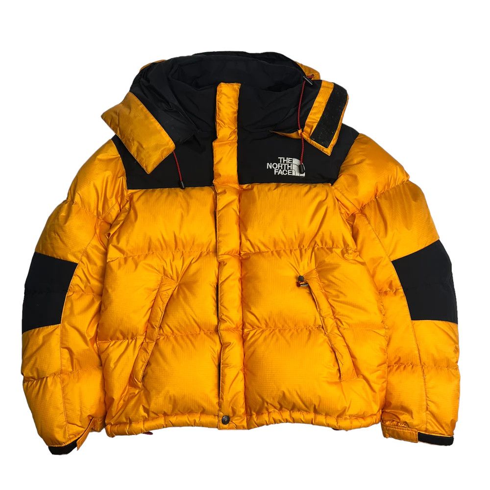 image of The North Face North Face Himalayan Puffer Jacket Yellow, Men's (Size Small)