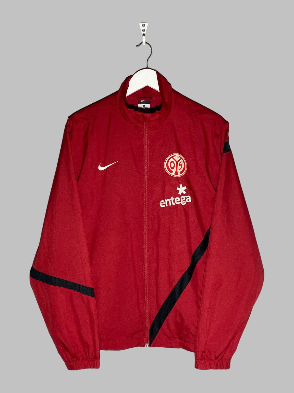 Nike Nike Mainz Hot Red Drill Jacket Size US M / EU 48-50 / 2 - 1 Thumbnail