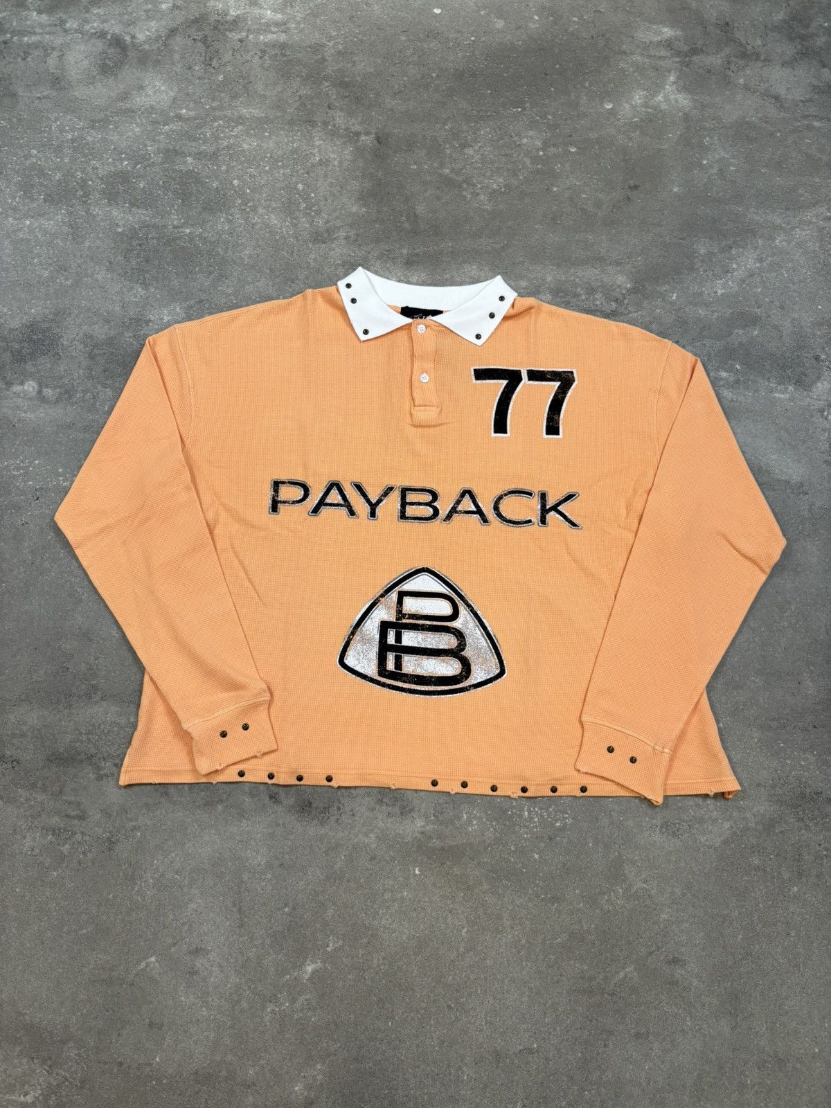 TRIPLE SEVENS Triple Sevens KNIR Payback Polo, Orange Size US L / EU 52-54 / 3 - 1 Thumbnail
