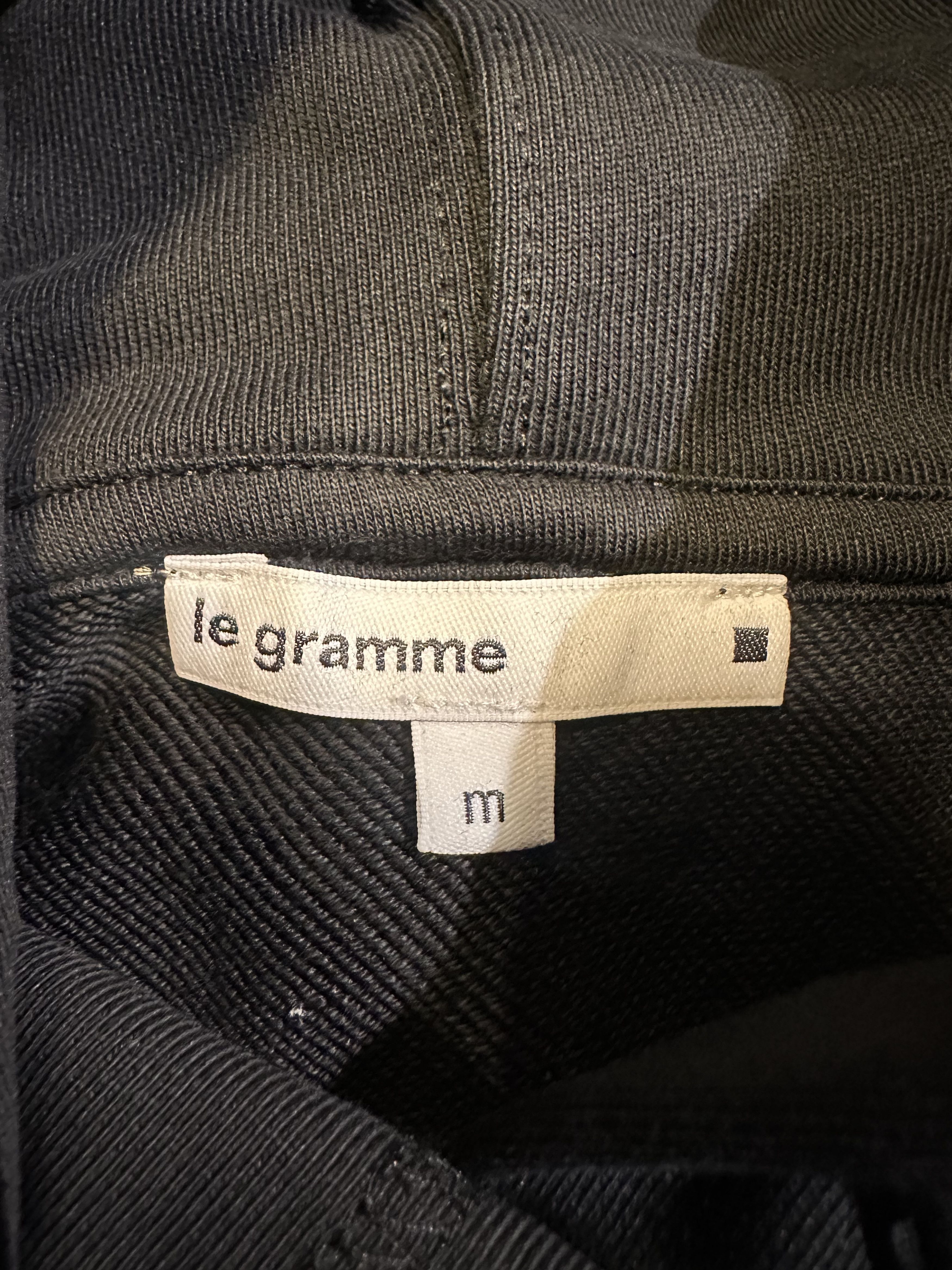 Le Gramme black hoodie 380g Size US M / EU 48-50 / 2 - 5 Thumbnail