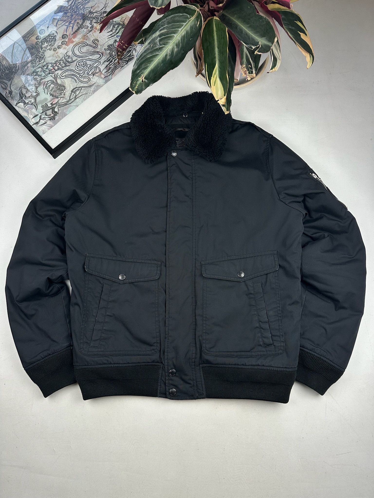 Schott Schott Bomber jacket Army Type US Size XL / US 12-14 / IT 48-50 - 1 Thumbnail