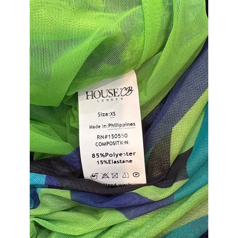 House of CB House of CB “Letitia” Ruched Mesh Bodycon Mini Dress Size XS / US 0-2 / IT 36-38 - 7 Thumbnail