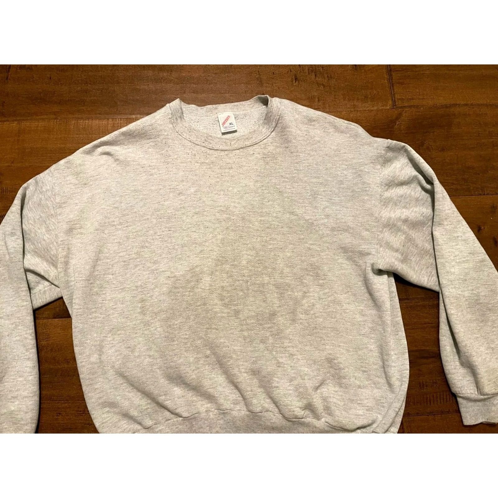 Jerzees VINTAGE Jerzees Sweatshirt XL Gray USA Crewneck Pullover Blank Made in Size US XL / EU 56 / 4 - 2 Thumbnail