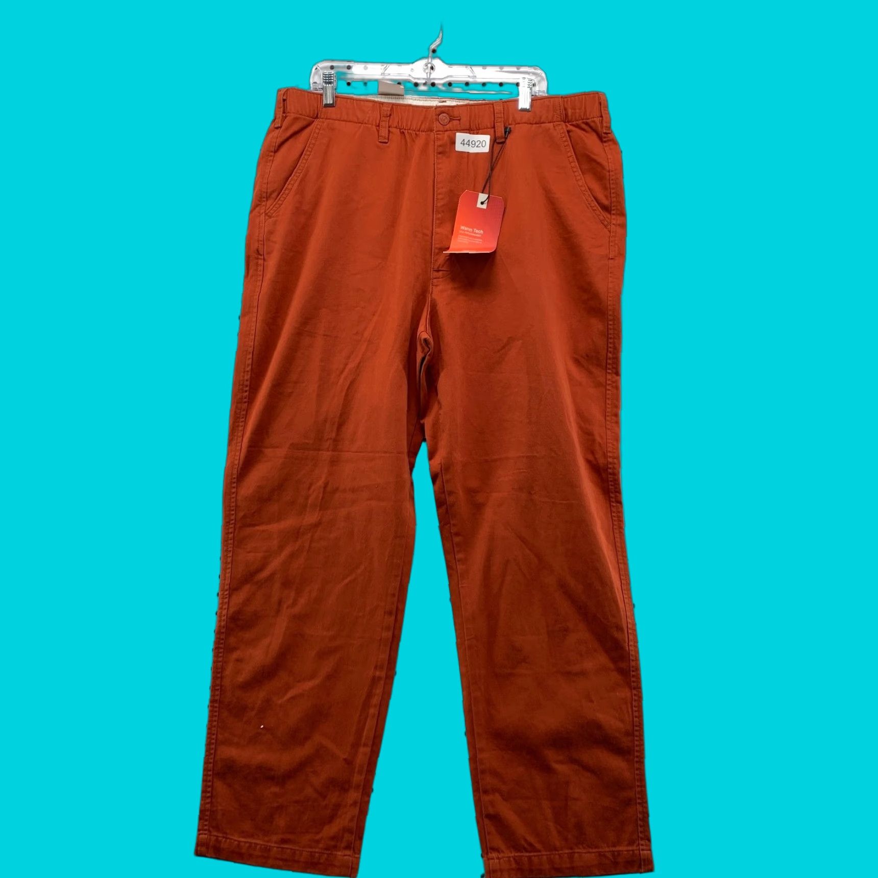 Levi's Levi's Chino Pants Mens XL Orange Relaxed Fit Warm Tech XX Chino EX 38x30.5 Size US 36 / EU 52 - 1 Thumbnail