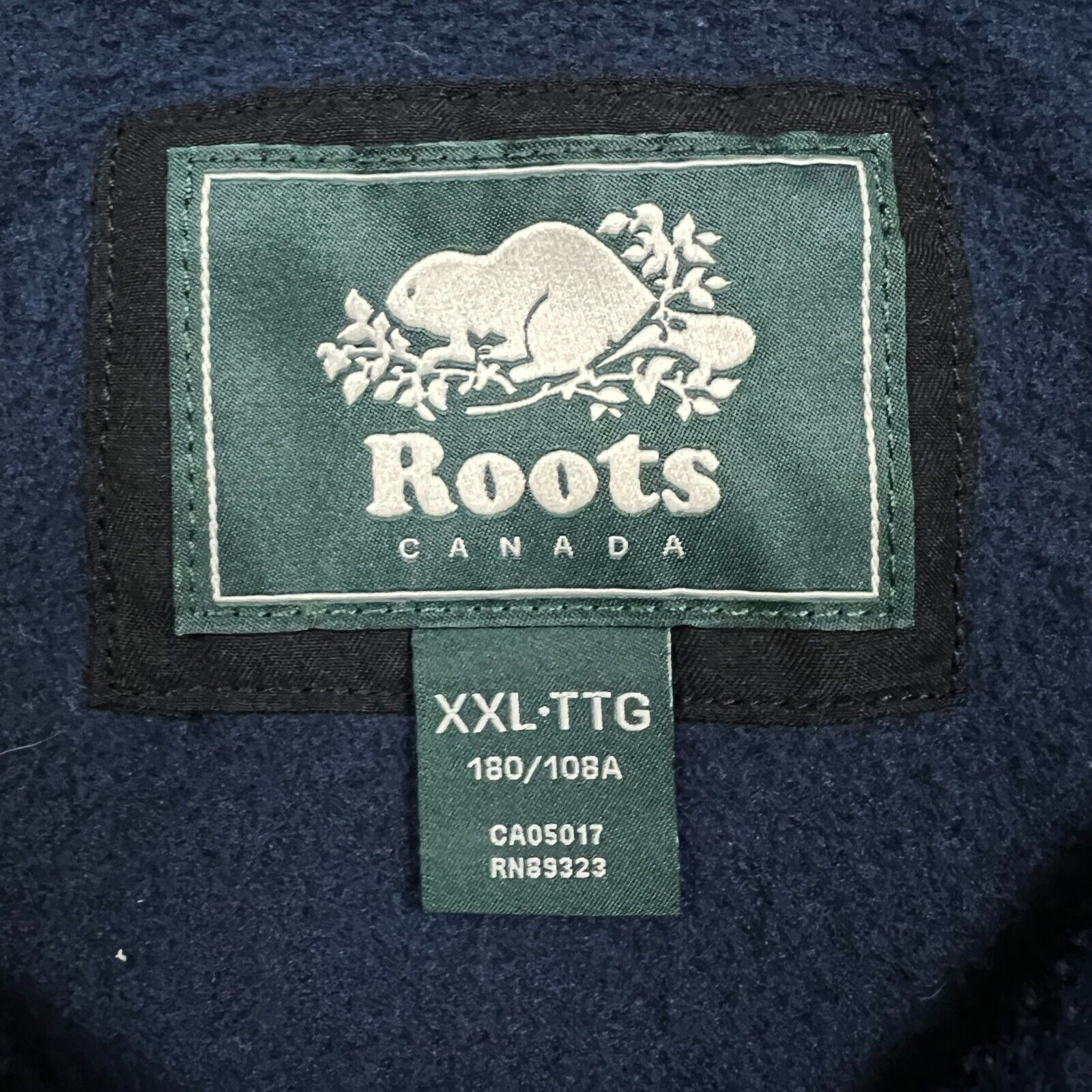 Roots × Vintage VTG Roots Fleece Canada 2XL Outdoor Pullover T Snap Jacket Size US XXL / EU 58 / 5 - 4 Thumbnail