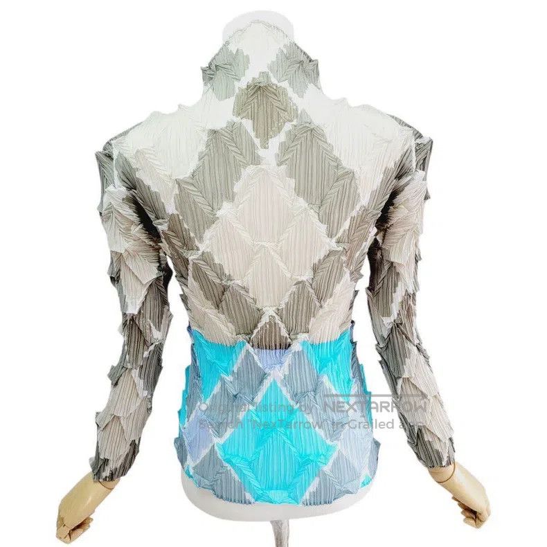 Issey Miyake Issey Miyake Color-block Long Sleeve Size M / US 6-8 / IT 42-44 - 2 Thumbnail