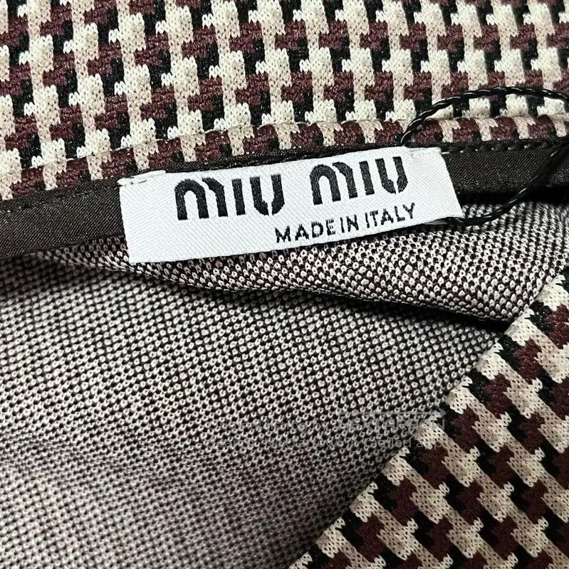 Miu Miu Miu Miu Brown Polyester Mini Skirt . Size 22" - 4 Thumbnail