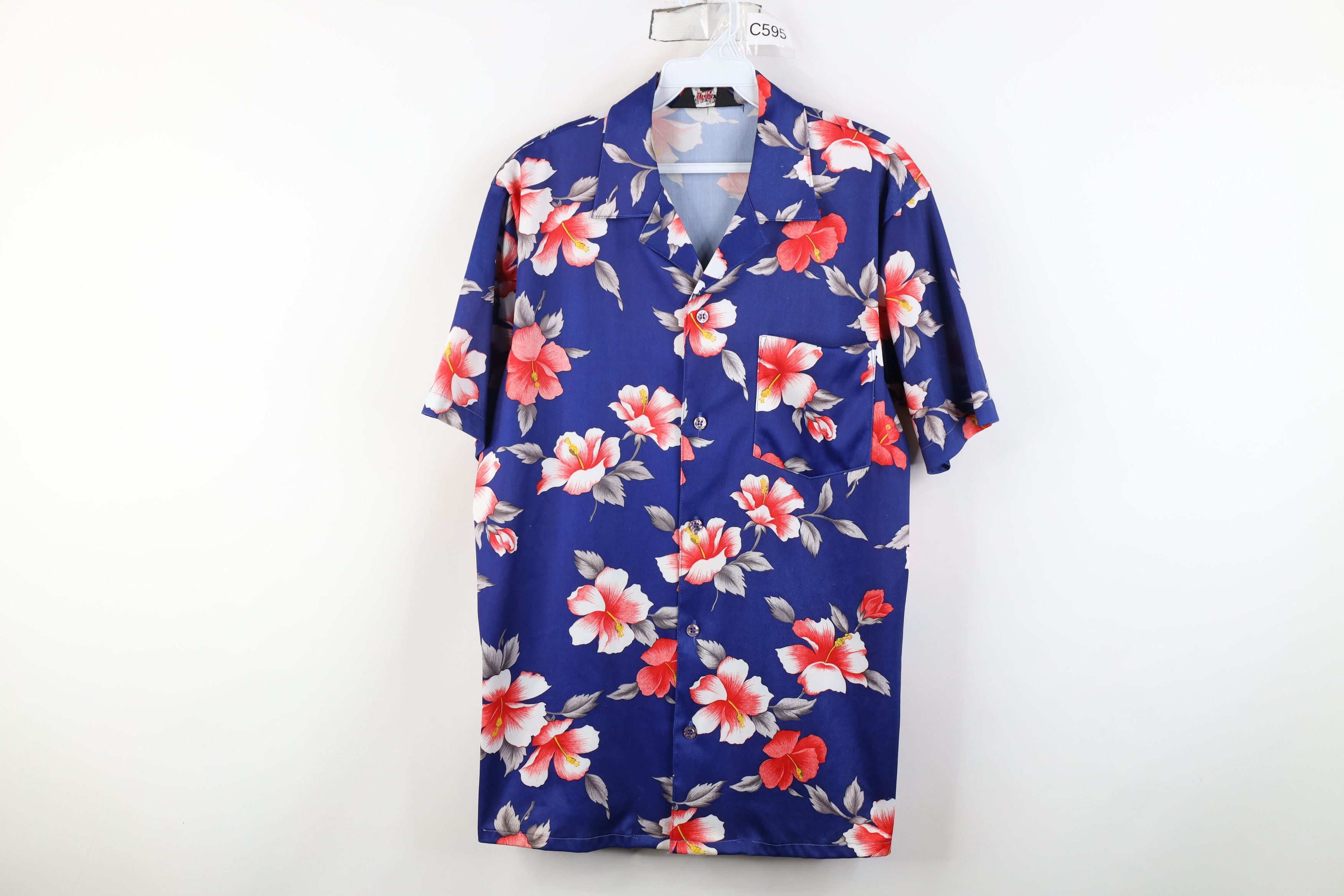 Vintage Vintage 70s Streetwear Hawaiian Short Sleeve Button Shirt Size US M / EU 48-50 / 2 - 1 Thumbnail