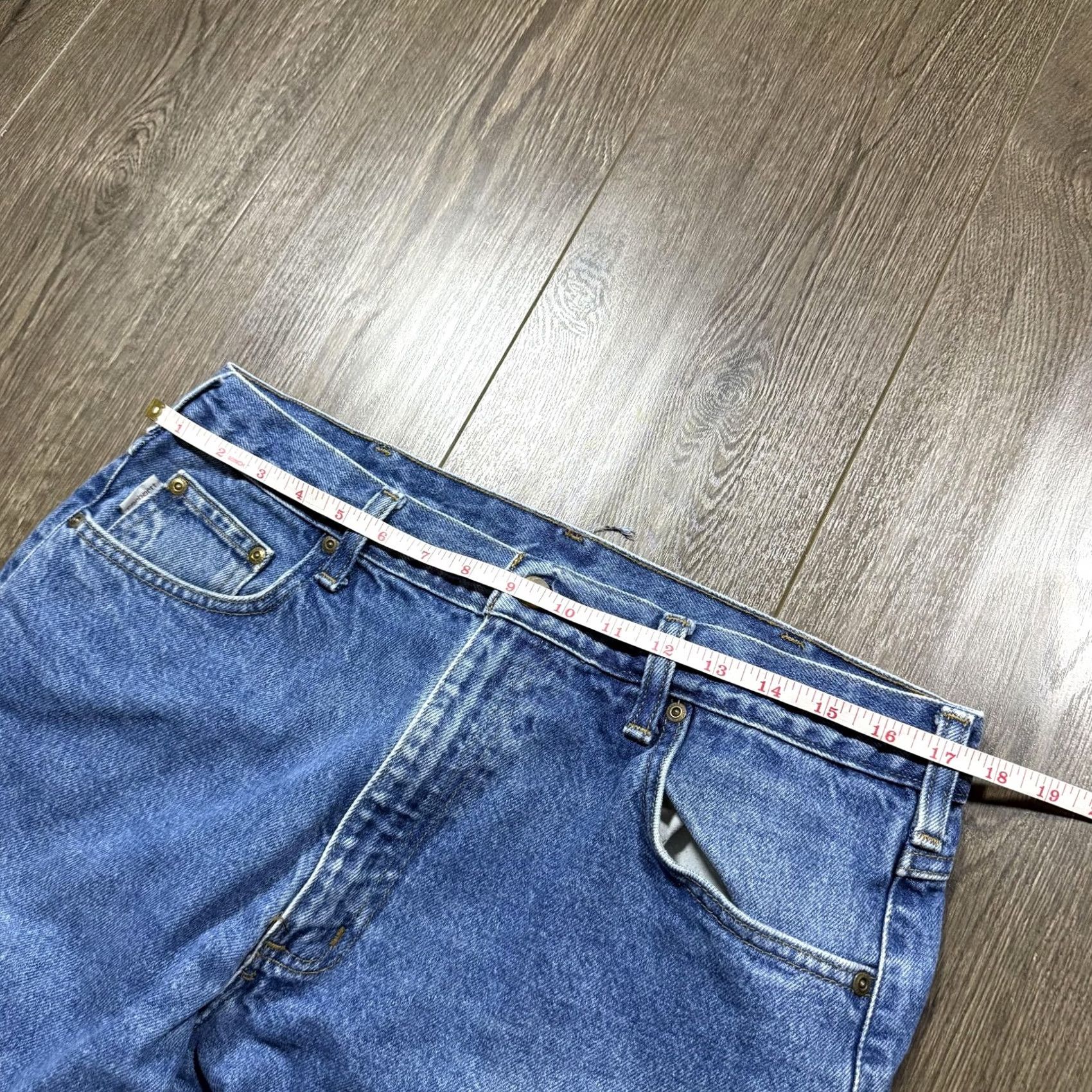 Carhartt Carhartt Jeans Relaxed Straight Blue Medium Wash Y2K Baggy Denim Workwear 36x30 Size US 36 / EU 52 - 6 Thumbnail