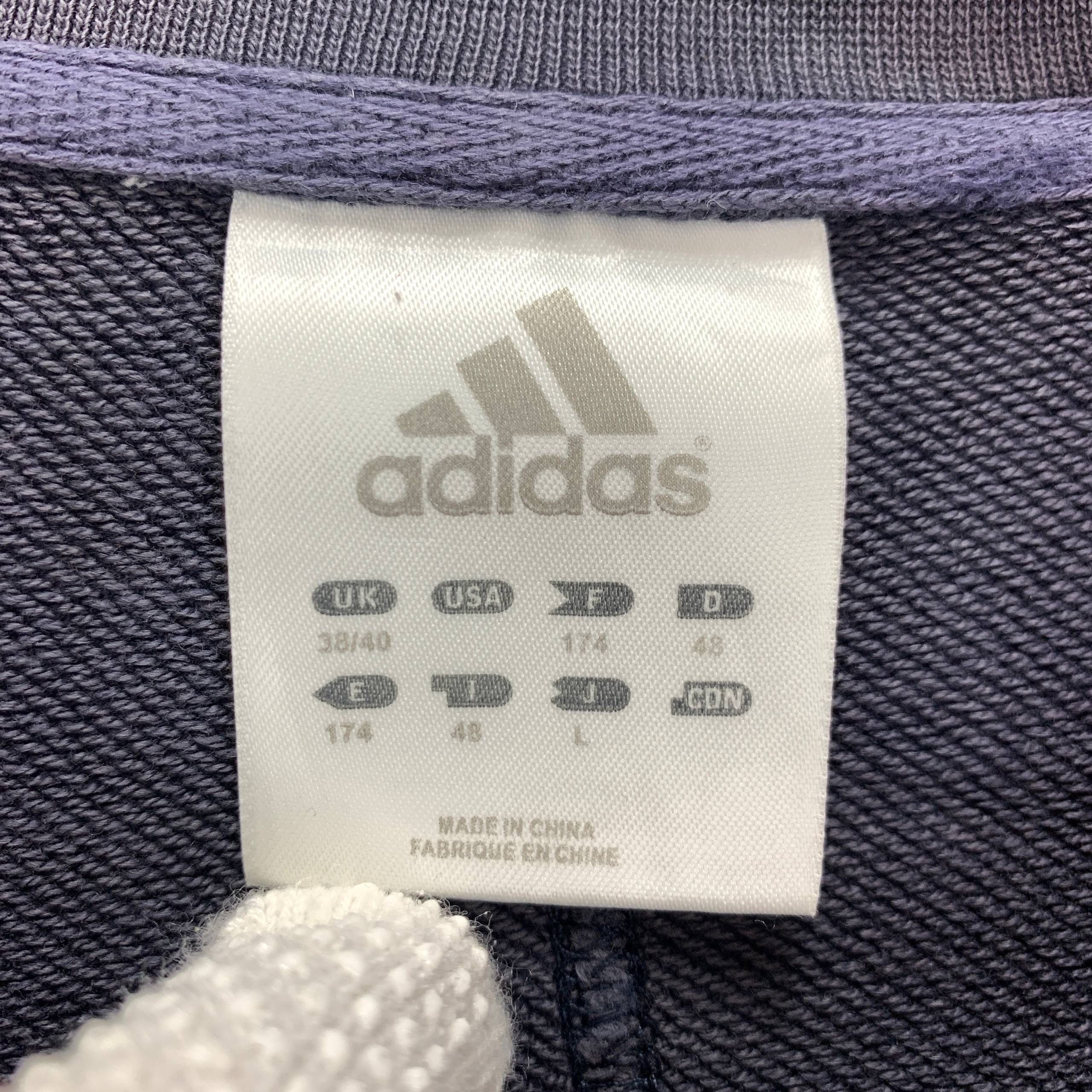 Adidas Y2K Vintage ADIDAS THREE STRIPE Sweatshirt #2598/Y Size US L / EU 52-54 / 3 - 11 Thumbnail